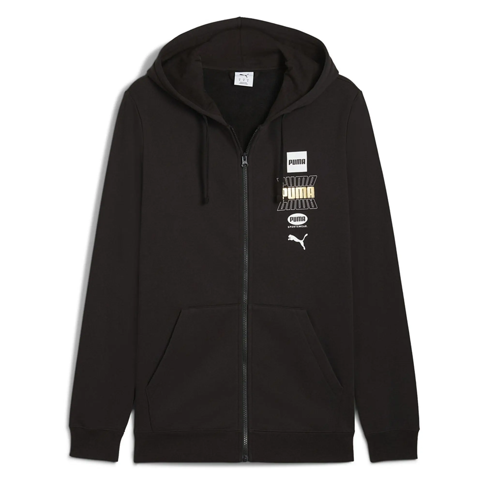 Puma Ess Logo Lab Holiday Full Zip Sweatshirt