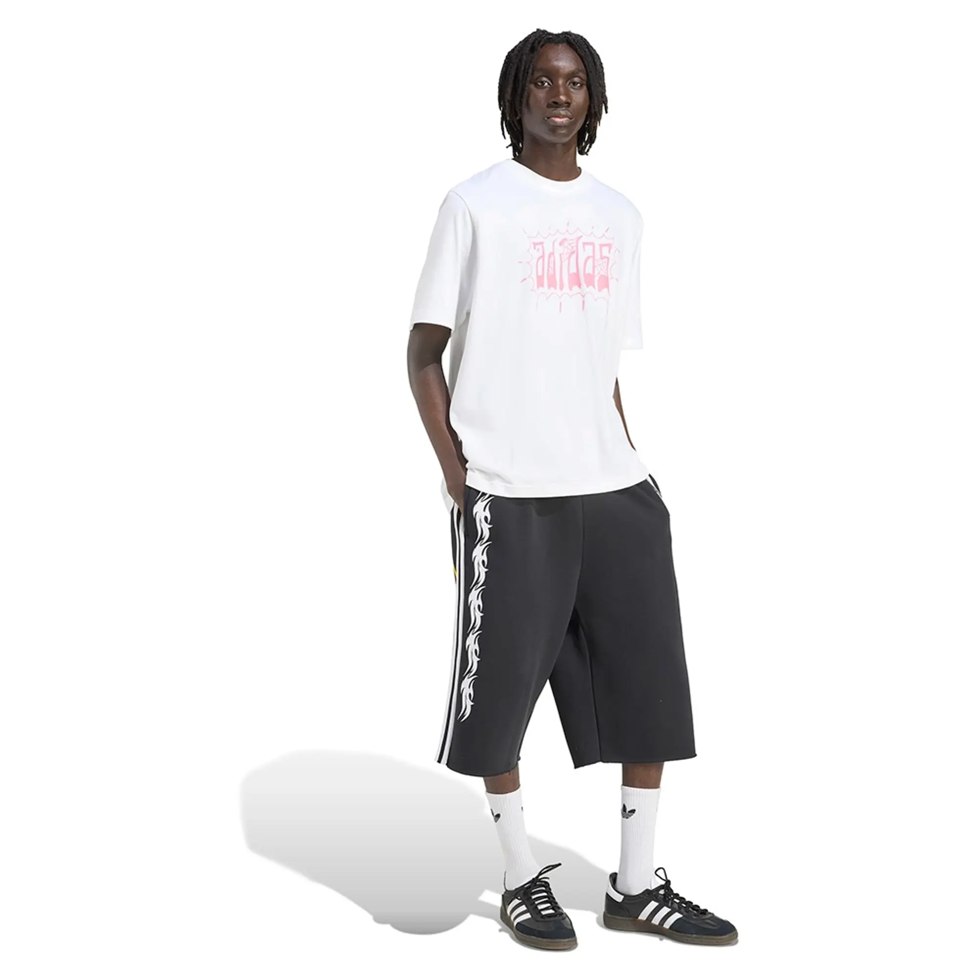 Adidas Originals Distressed Oversized Short Sleeve T-shirt