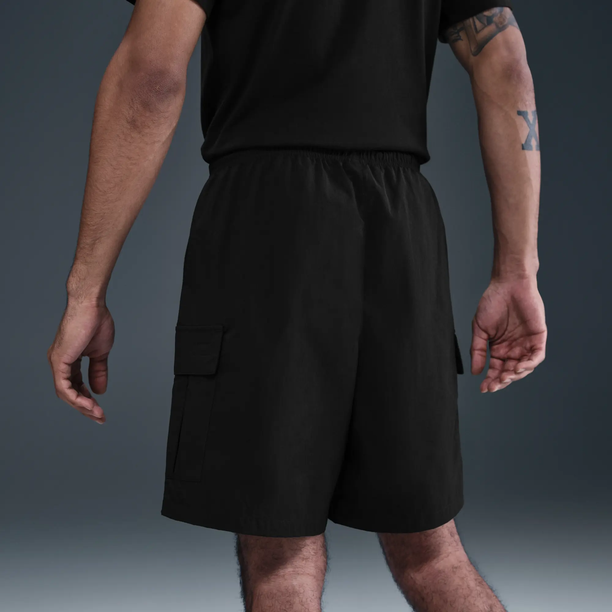 Nike Sportswear Club Men's Utility Shorts - Black - Nylon