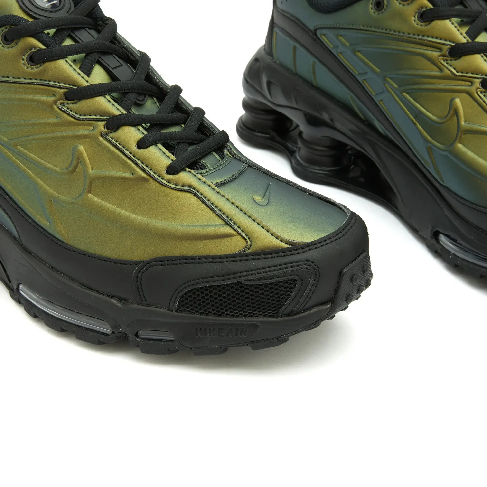 Nike Men's Shox Ride 2 Sneaker Black/Olive/Silver