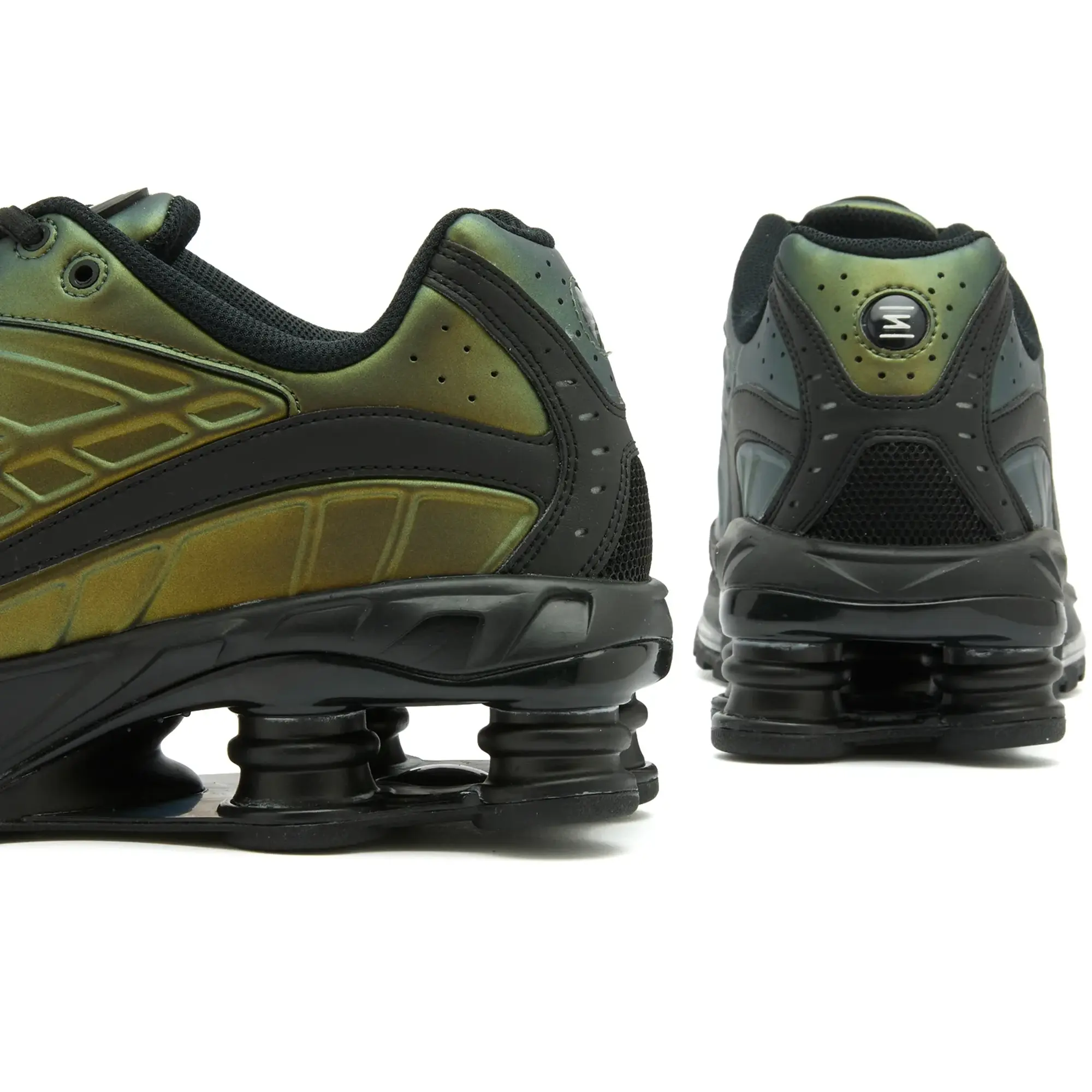 Nike Men's Shox Ride 2 Sneaker Black/Olive/Silver