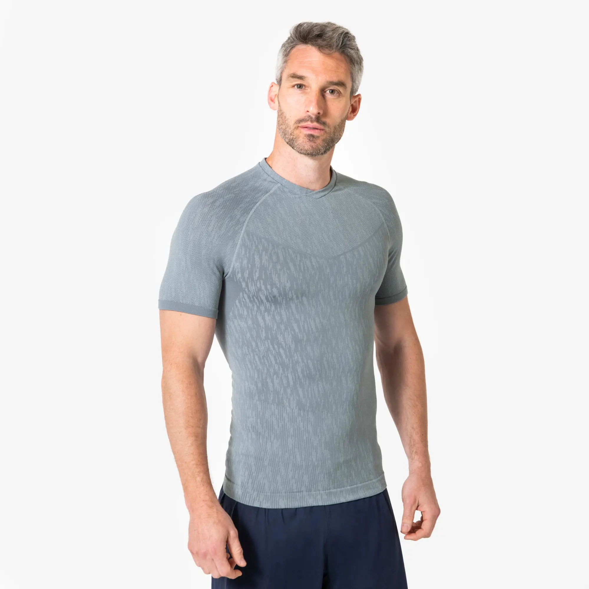 Adult Short-Sleeved Thermal Base Layer Top Keepdry - White