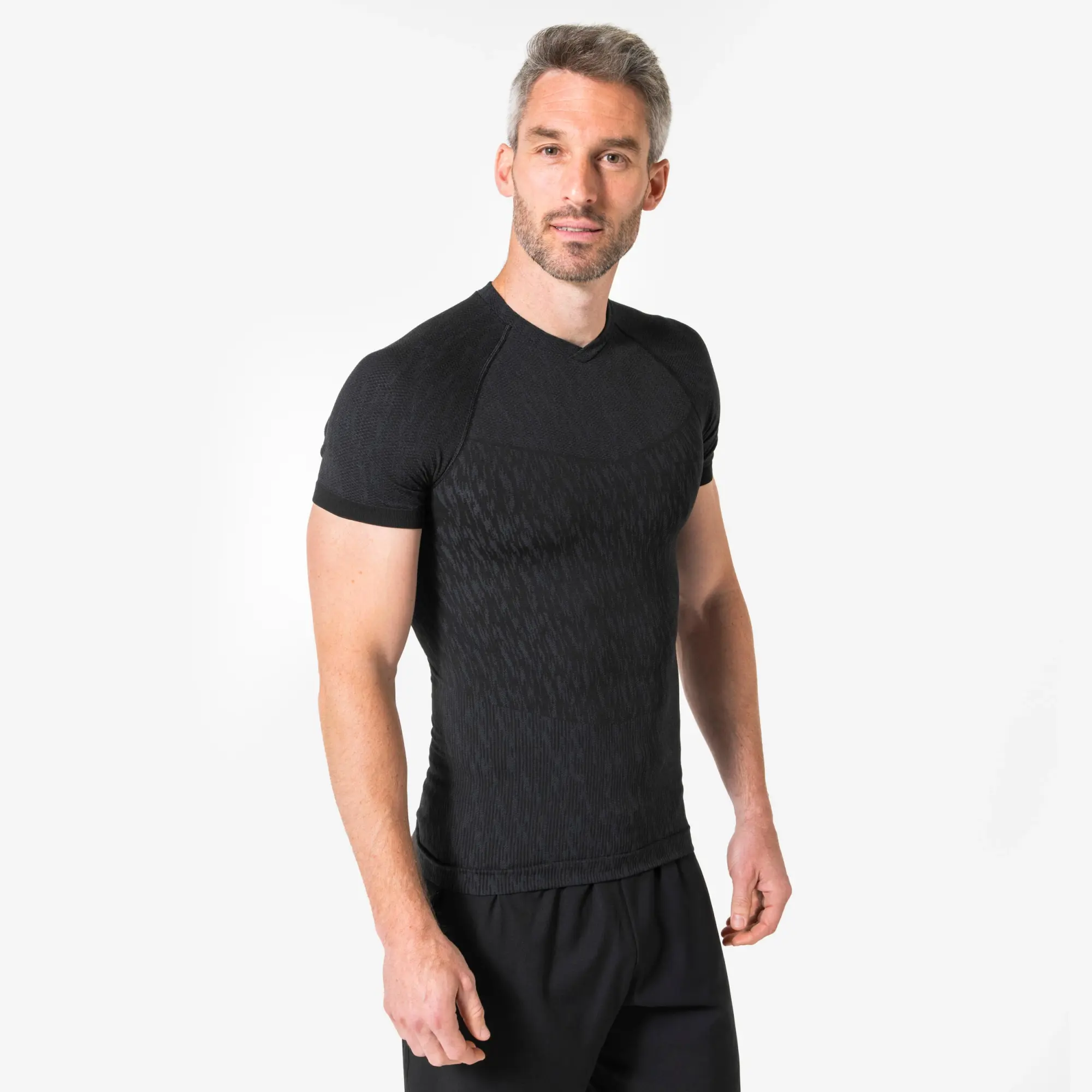 Adult Short-Sleeved Thermal Base Layer Top Keepdry - White