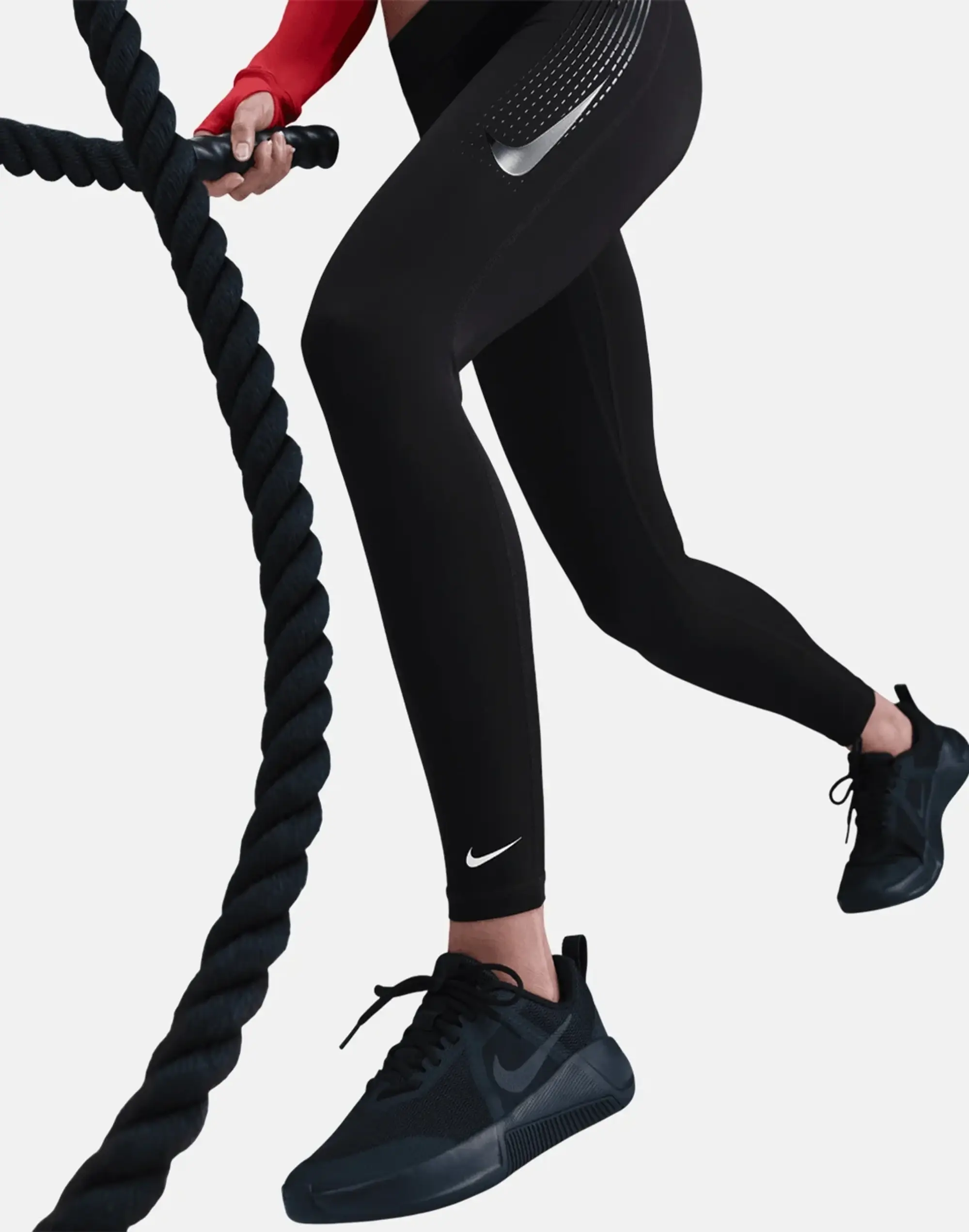 Women's Nike Pro 365 Leggings in Black/White 