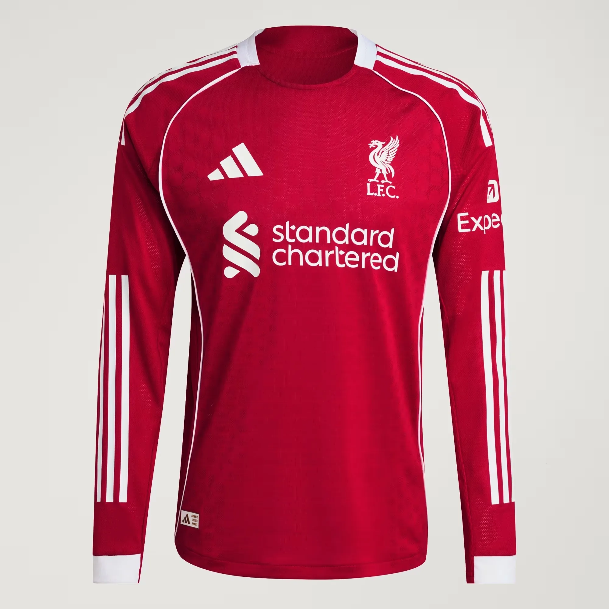 adidas Liverpool Authentic Home L/S Shirt 2025-2026