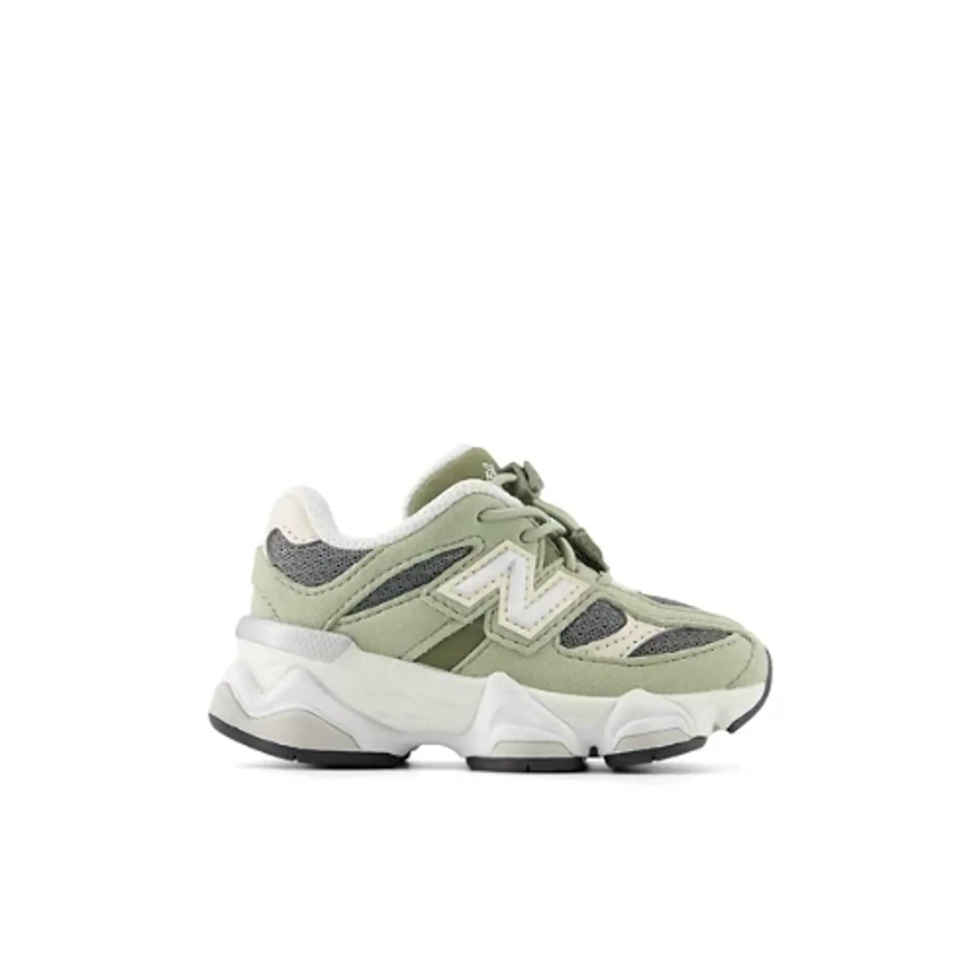 New Balance Infants' 9060 LACE in Green/White Synthetic