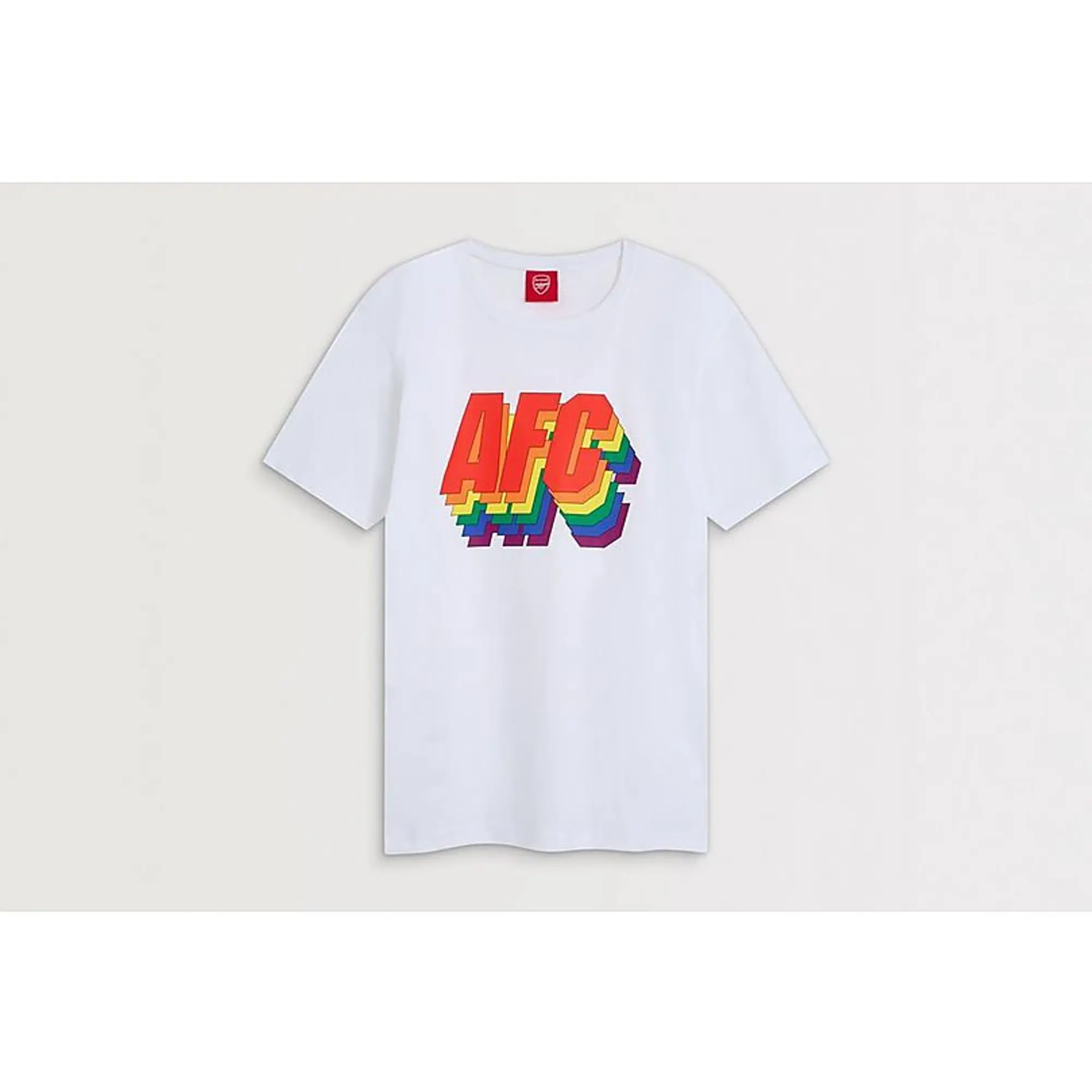 Arsenal Pride T-Shirt in White, White
