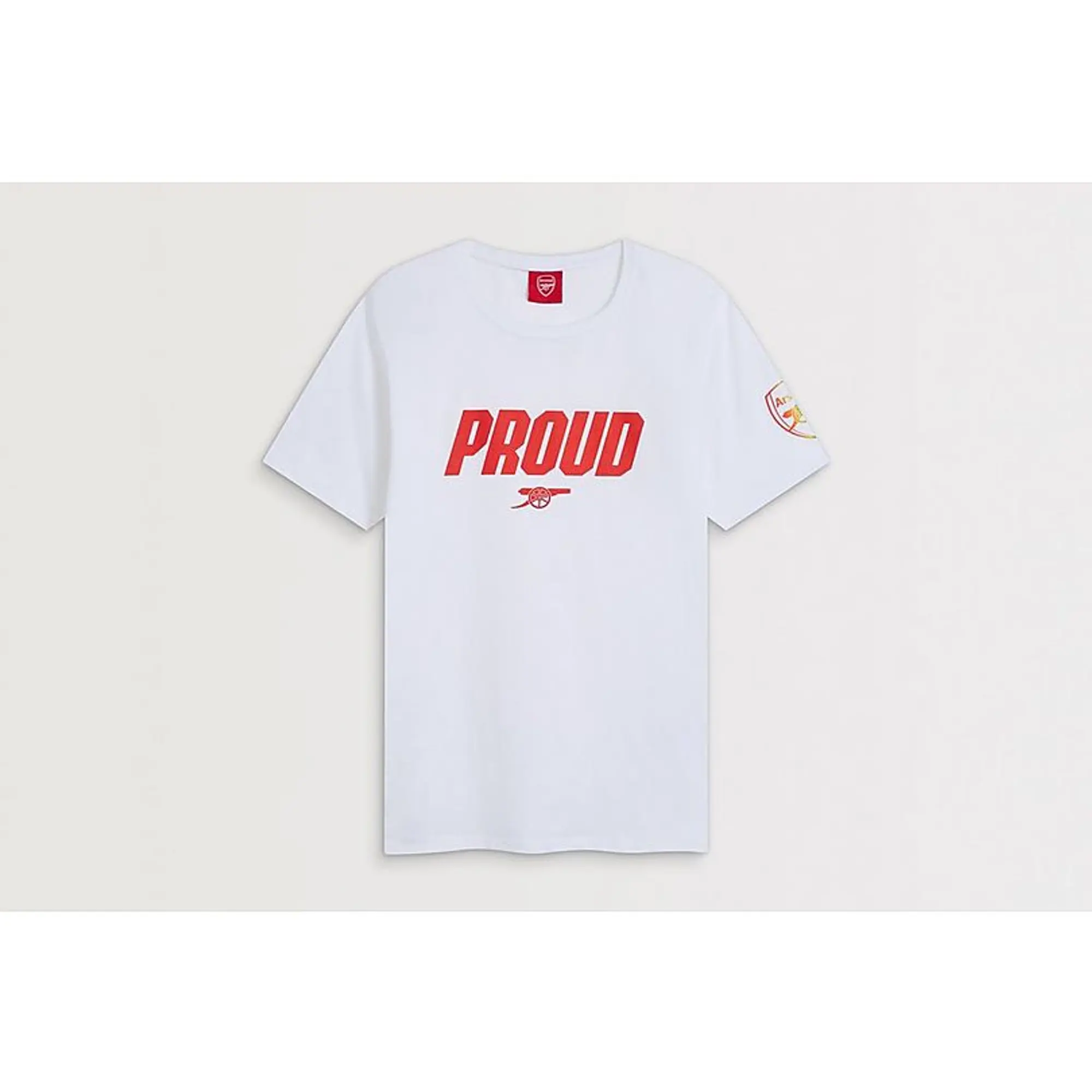 Arsenal Proud T-Shirt in White, White