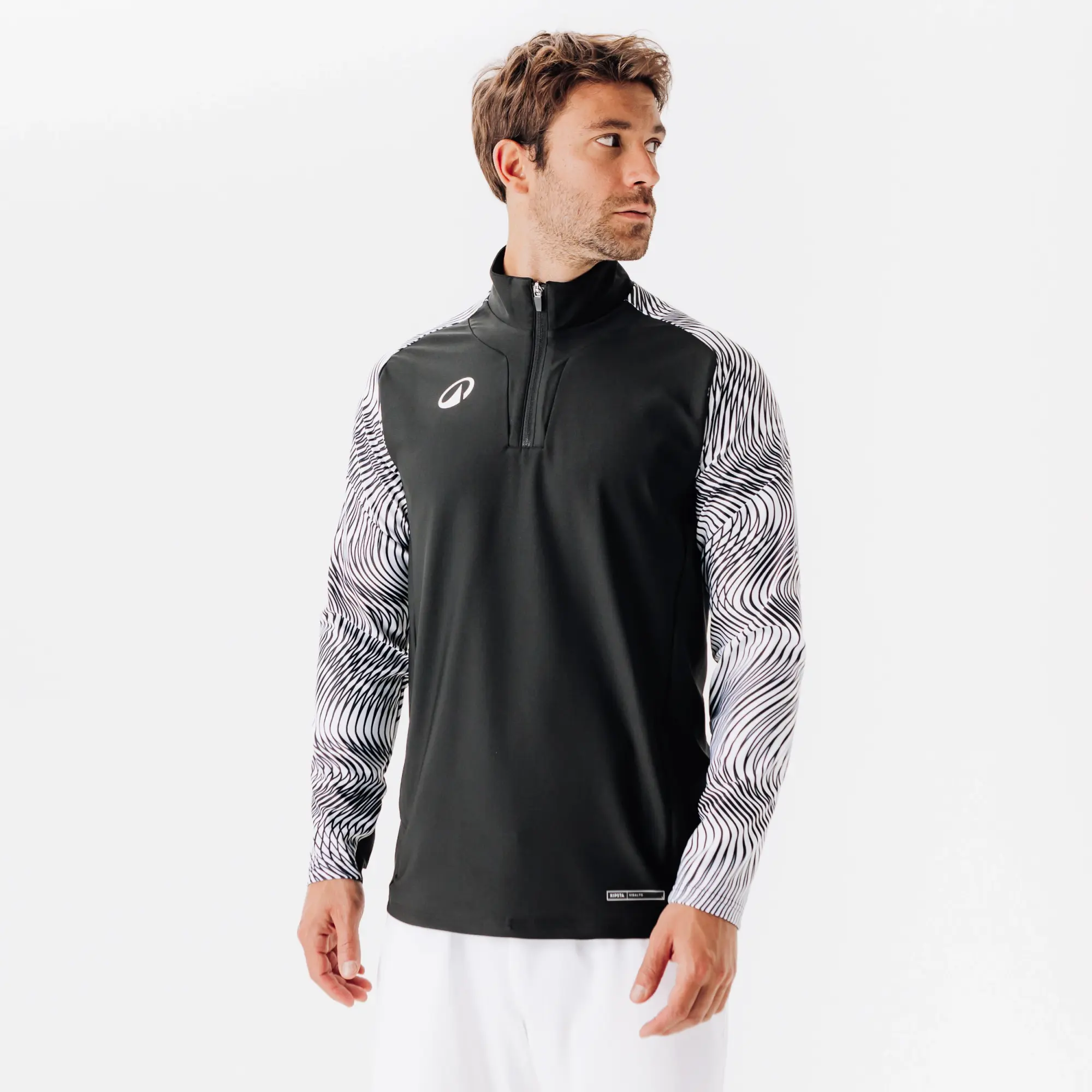 1/2 Zip Viralto Club - Black/White