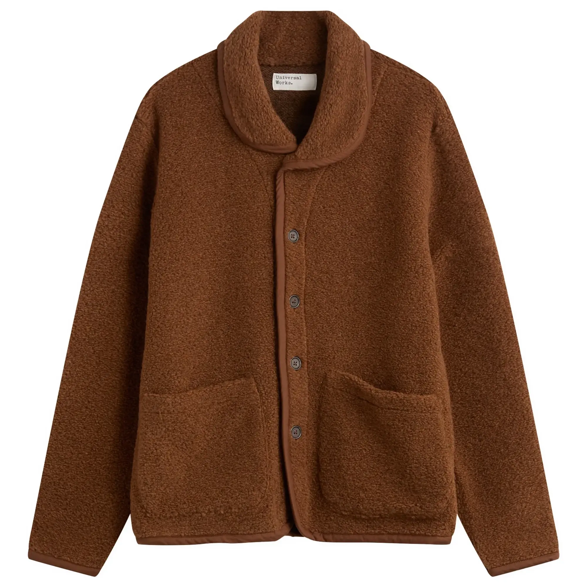 Universal Works Men's Alvar Fleece Lancaster Jacket Cumin
