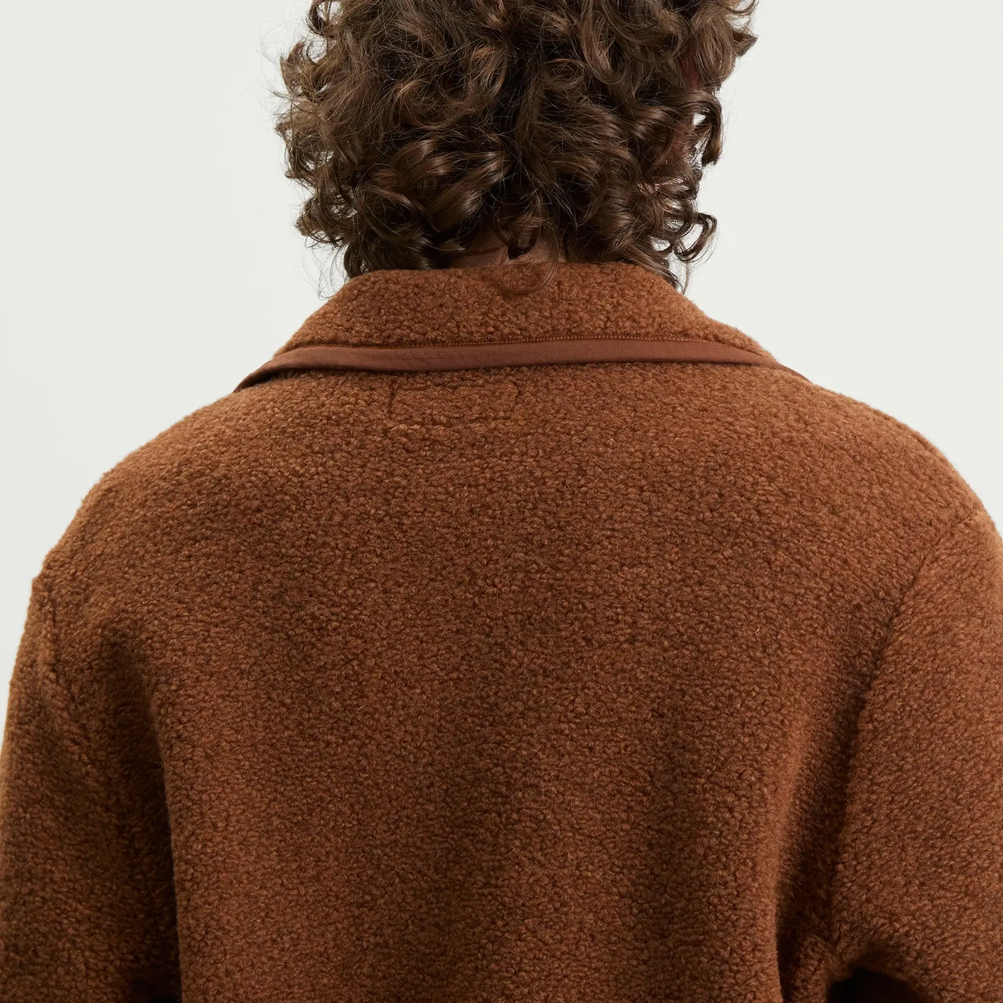 Universal Works Men's Alvar Fleece Lancaster Jacket Cumin