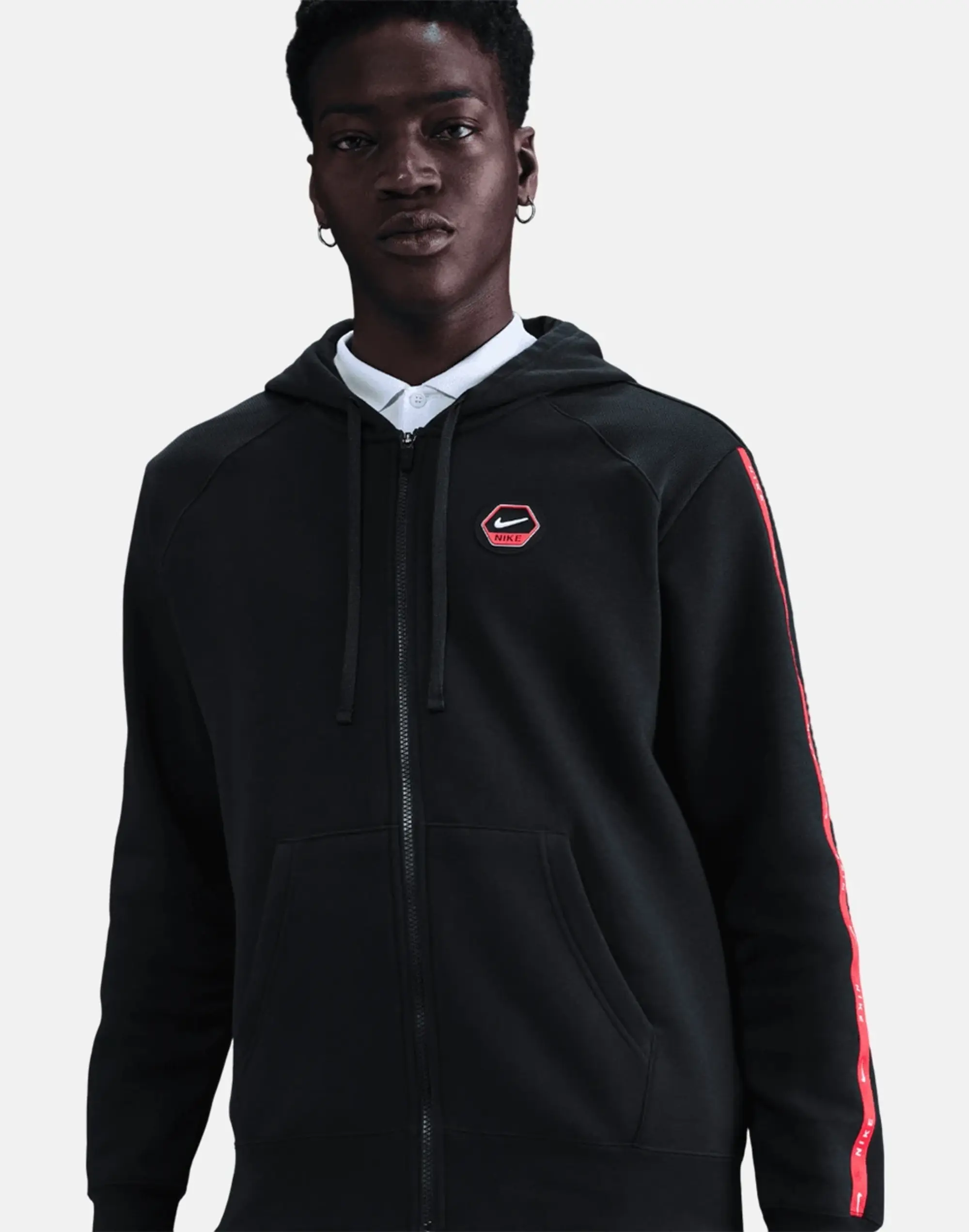 Men's Nike Cityside Fz Hoodie in Black 