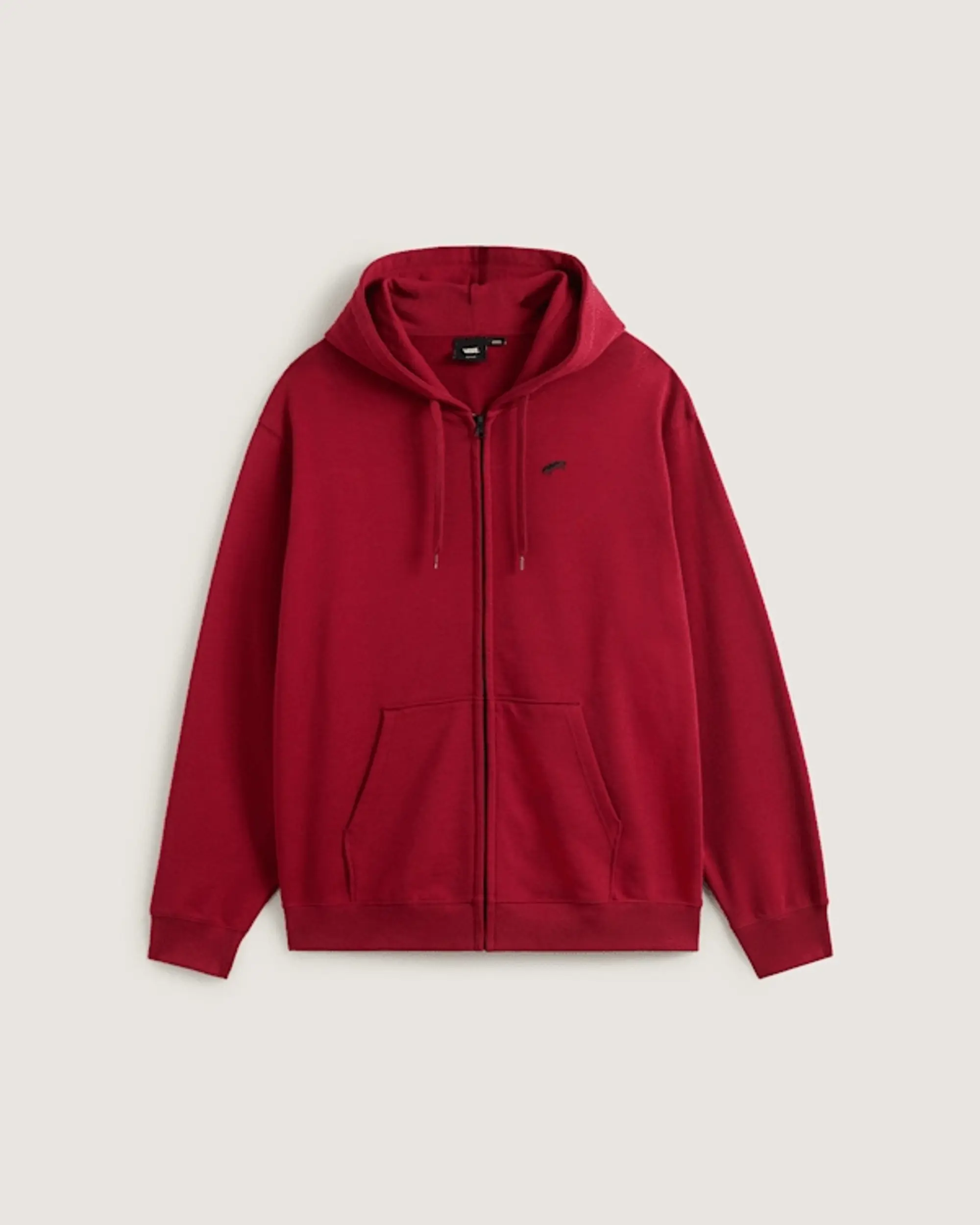 Vans - Salton Loose Zip Hoodie, Man, Burgundy