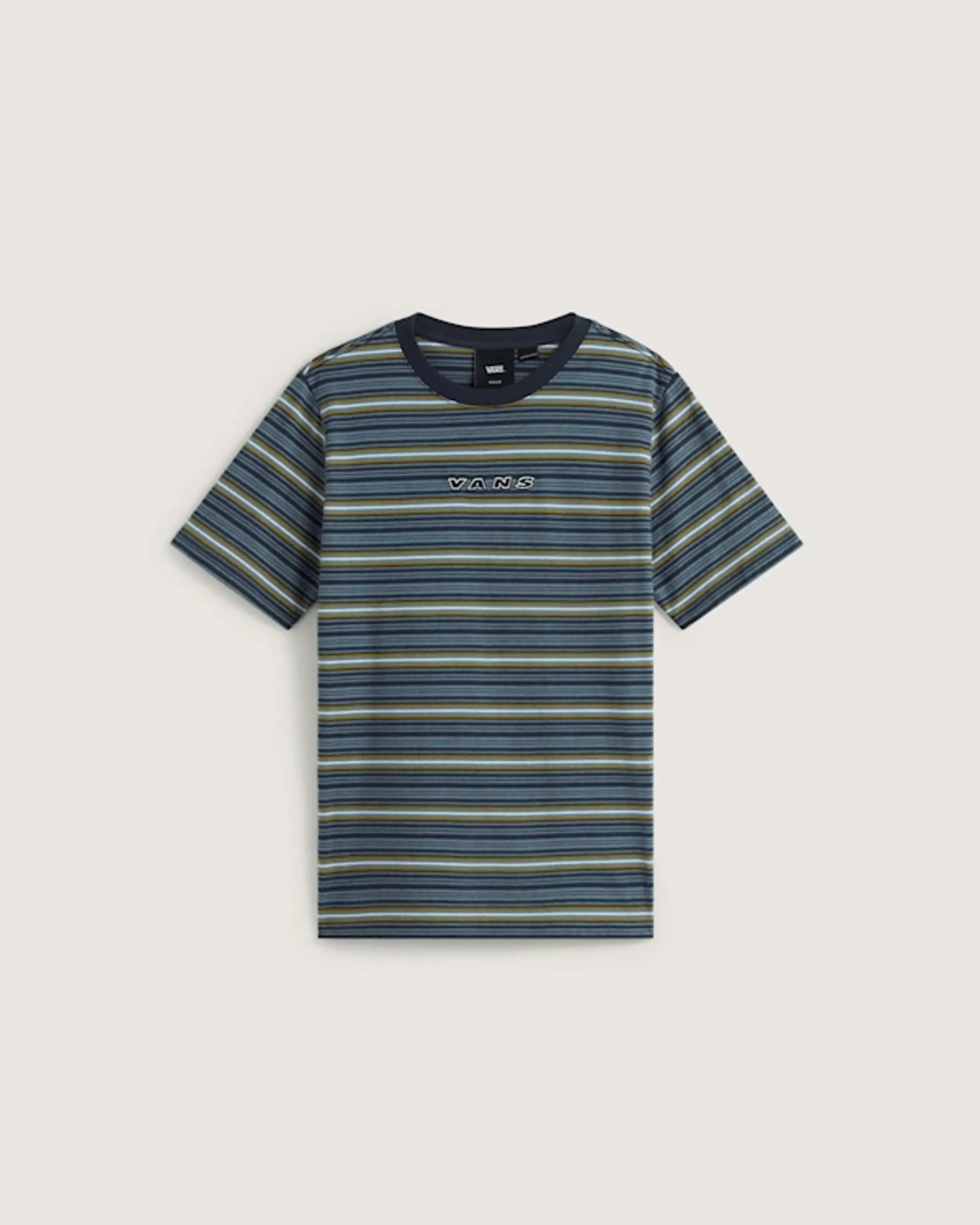Vans - Kids Cameron Stripe T-Shirt (8-14 Years), Grey