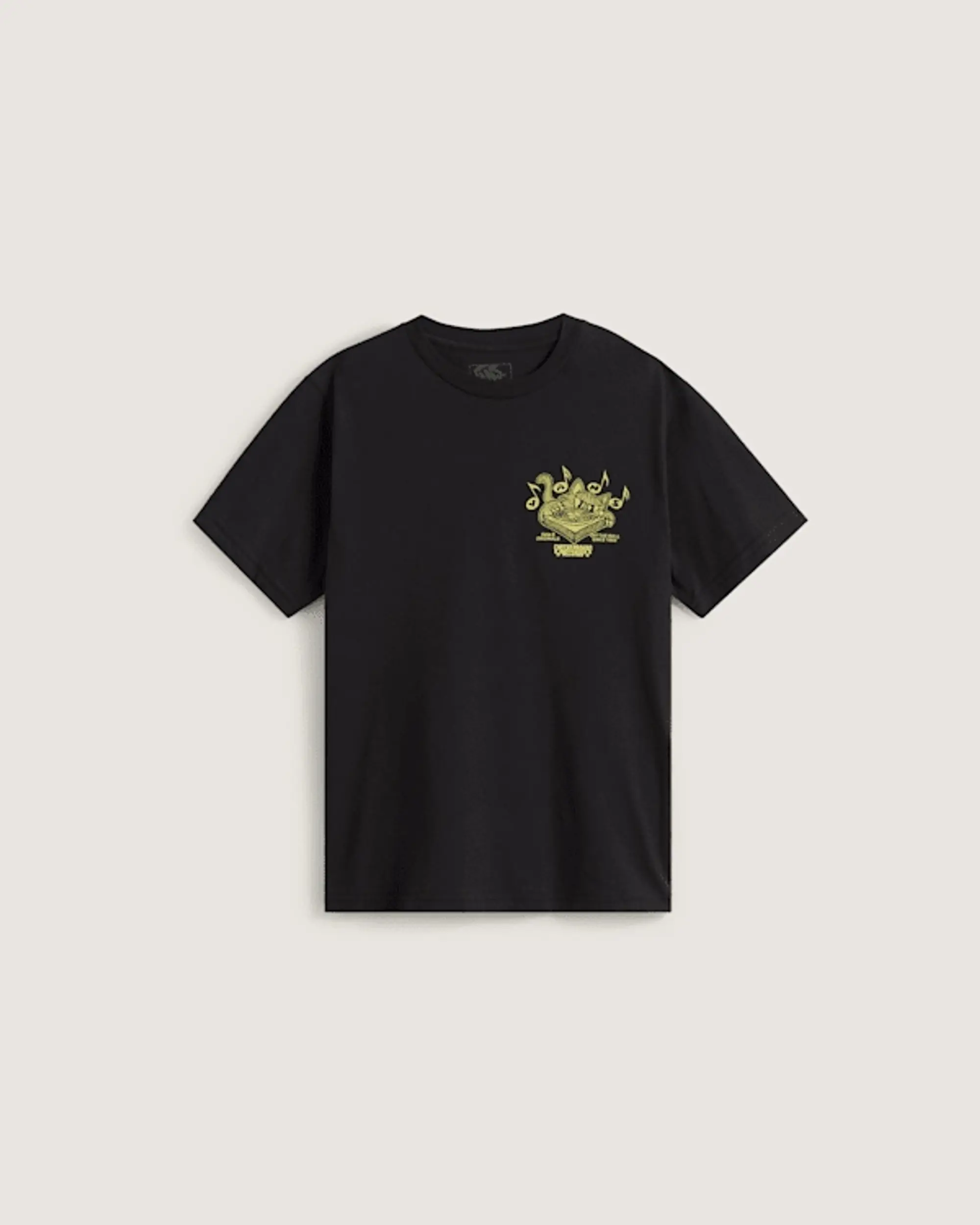 Vans - Kids Scratched Records T-Shirt (8-14 Years), Black