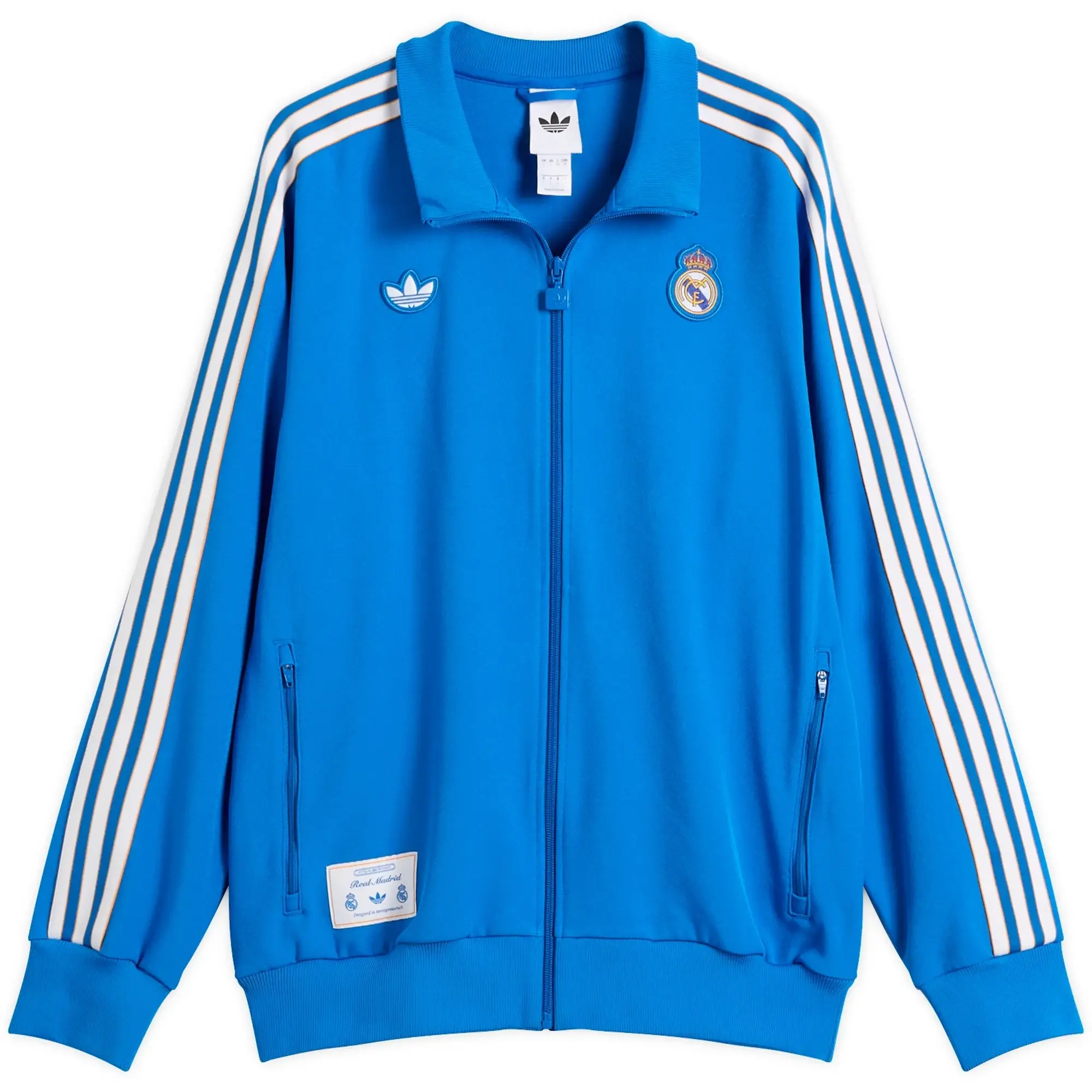 Adidas Men's Real Madrid Icon Track Top Bluebird/White