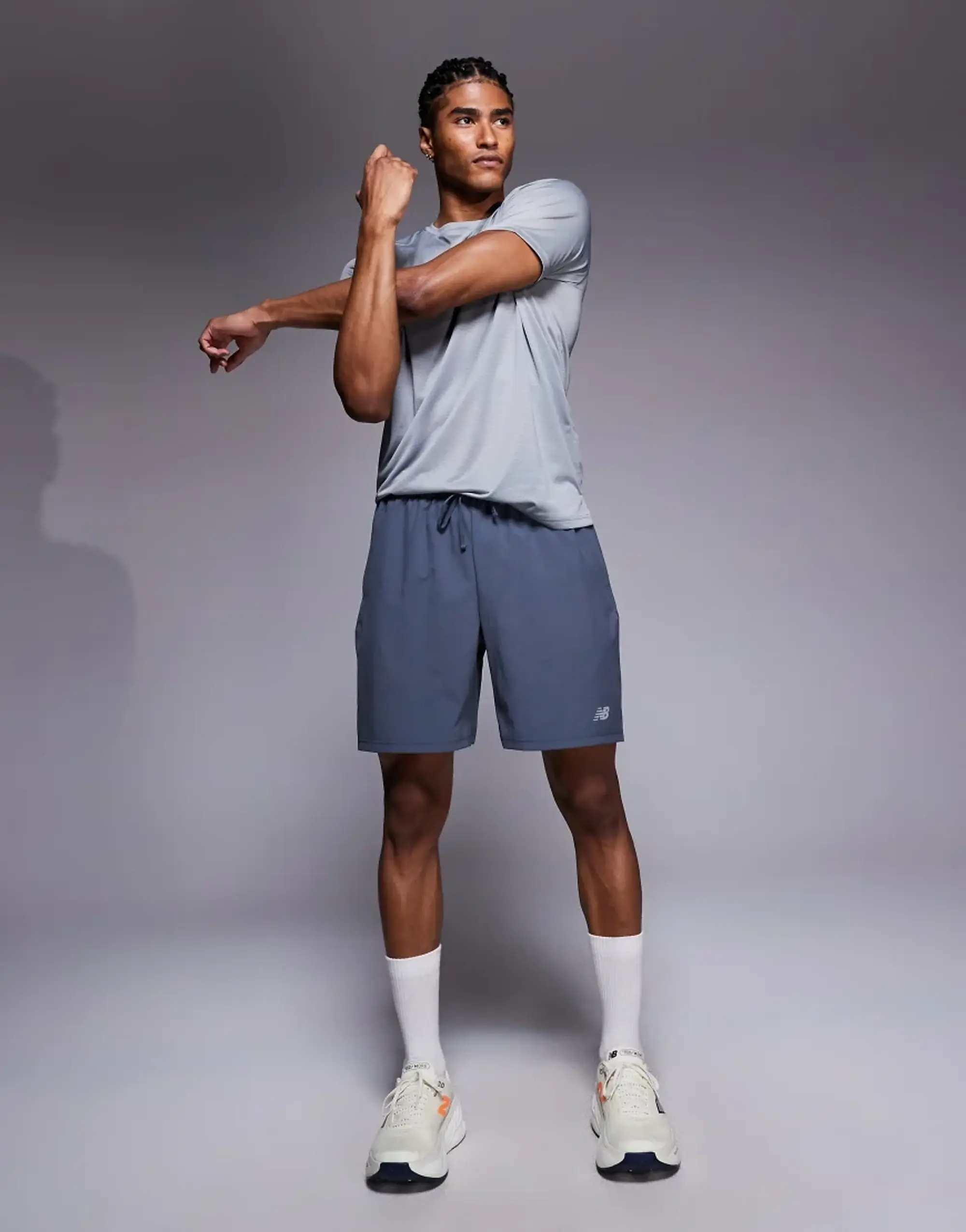 New Balance Sport 7 Inch Short In Dark Grey
