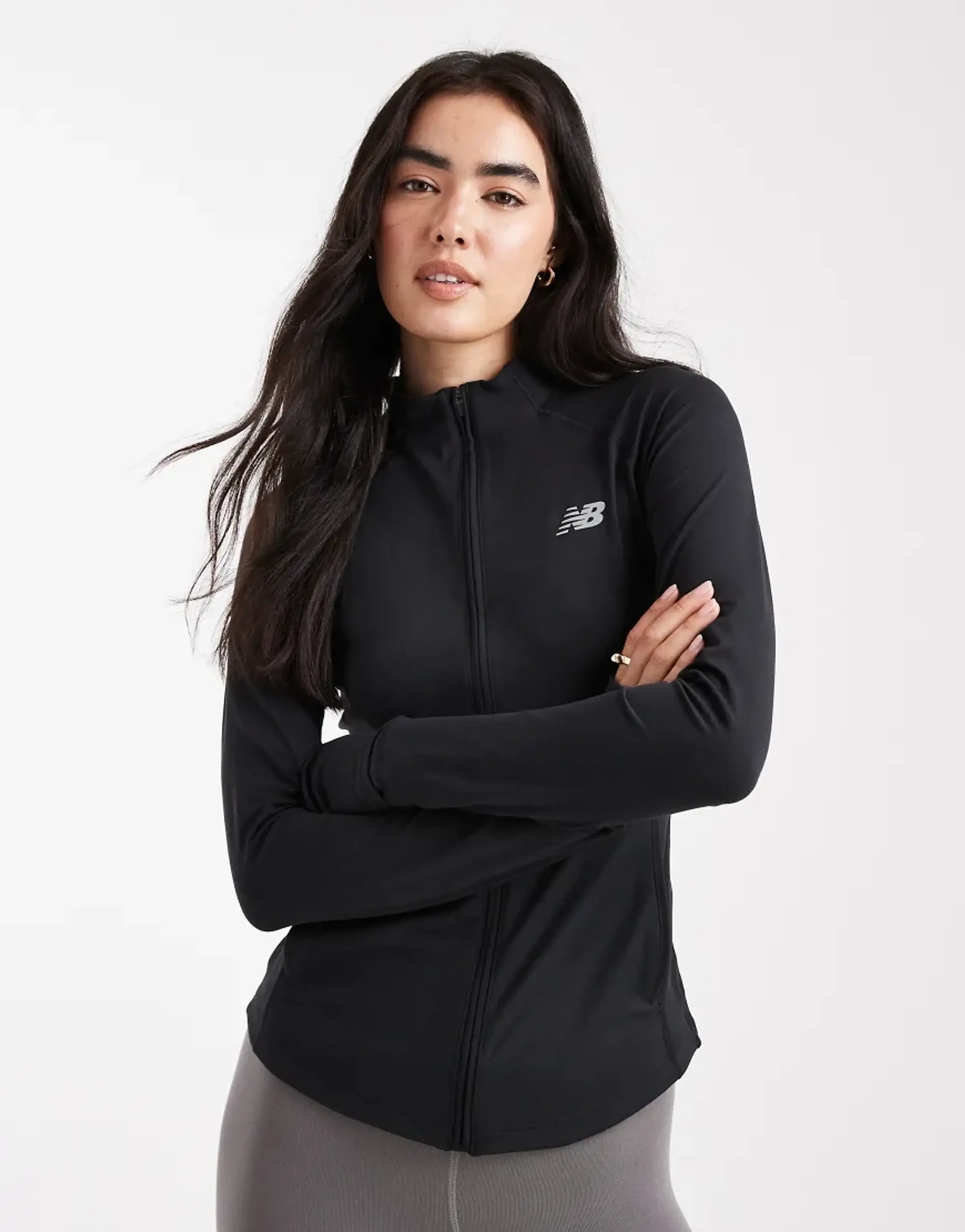 New Balance Nb Harmony Full Zip In Black