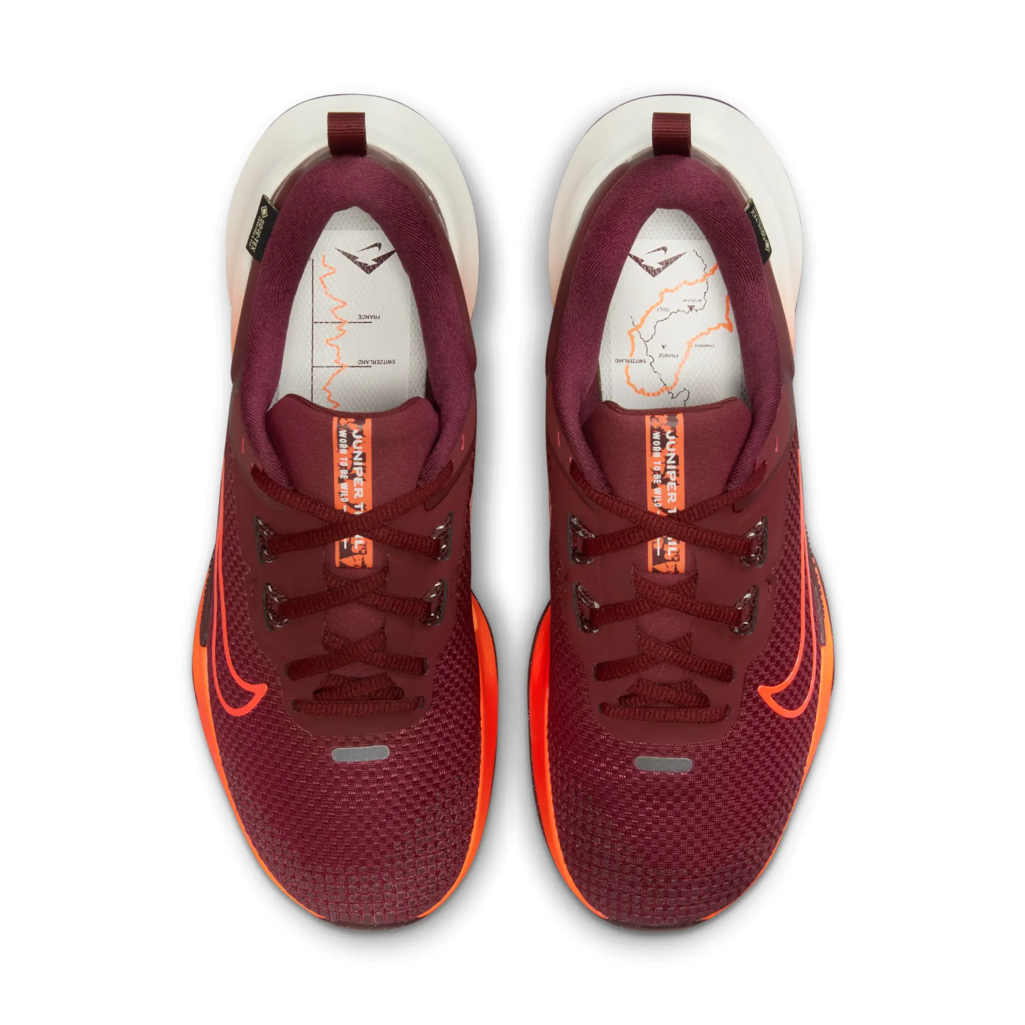 Nike Juniper Trail 2 GORE-TEX Women's Waterproof Trail-Running Shoes - Red
