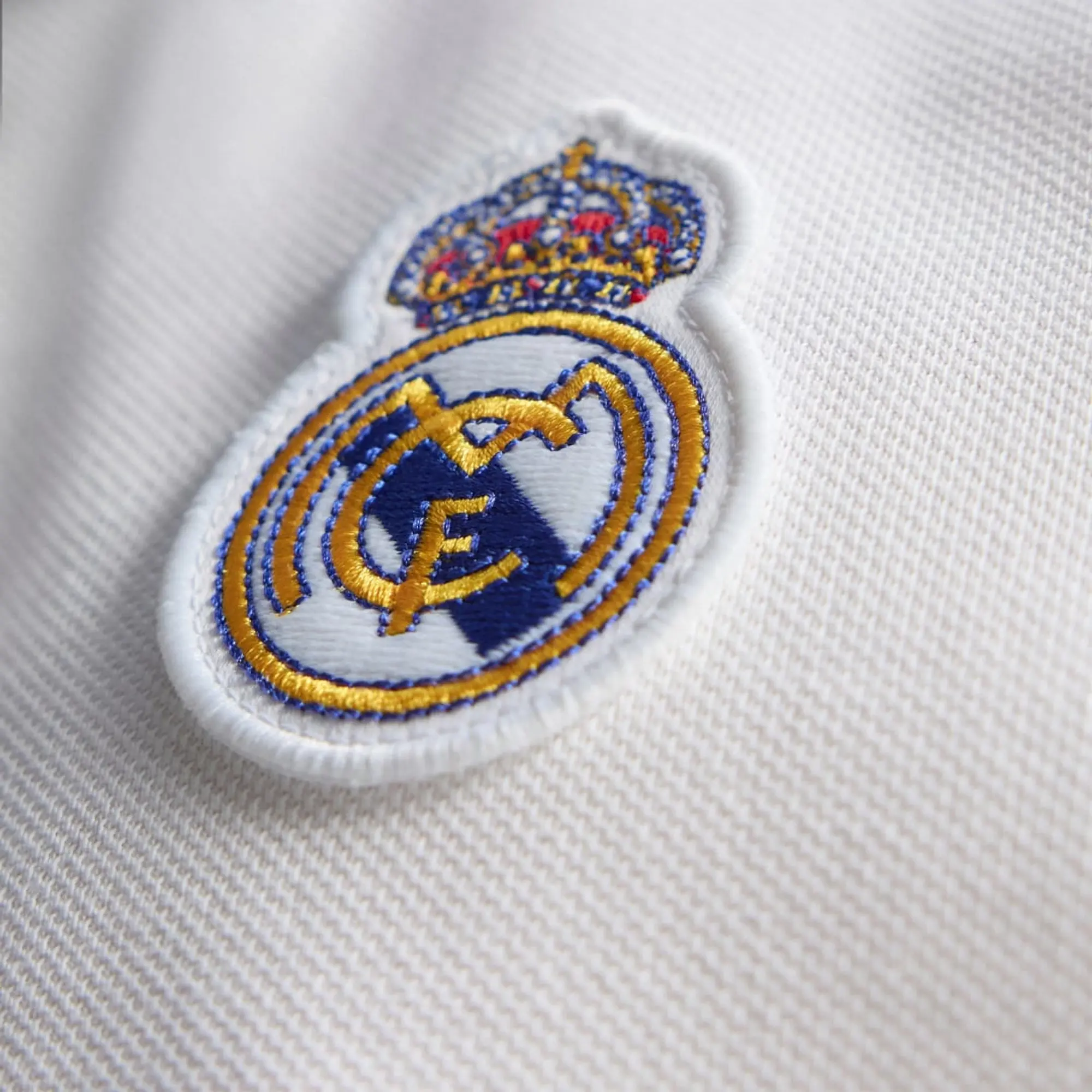 adidas Real Madrid Terrace Icons Long Sleeve Polo Shirt