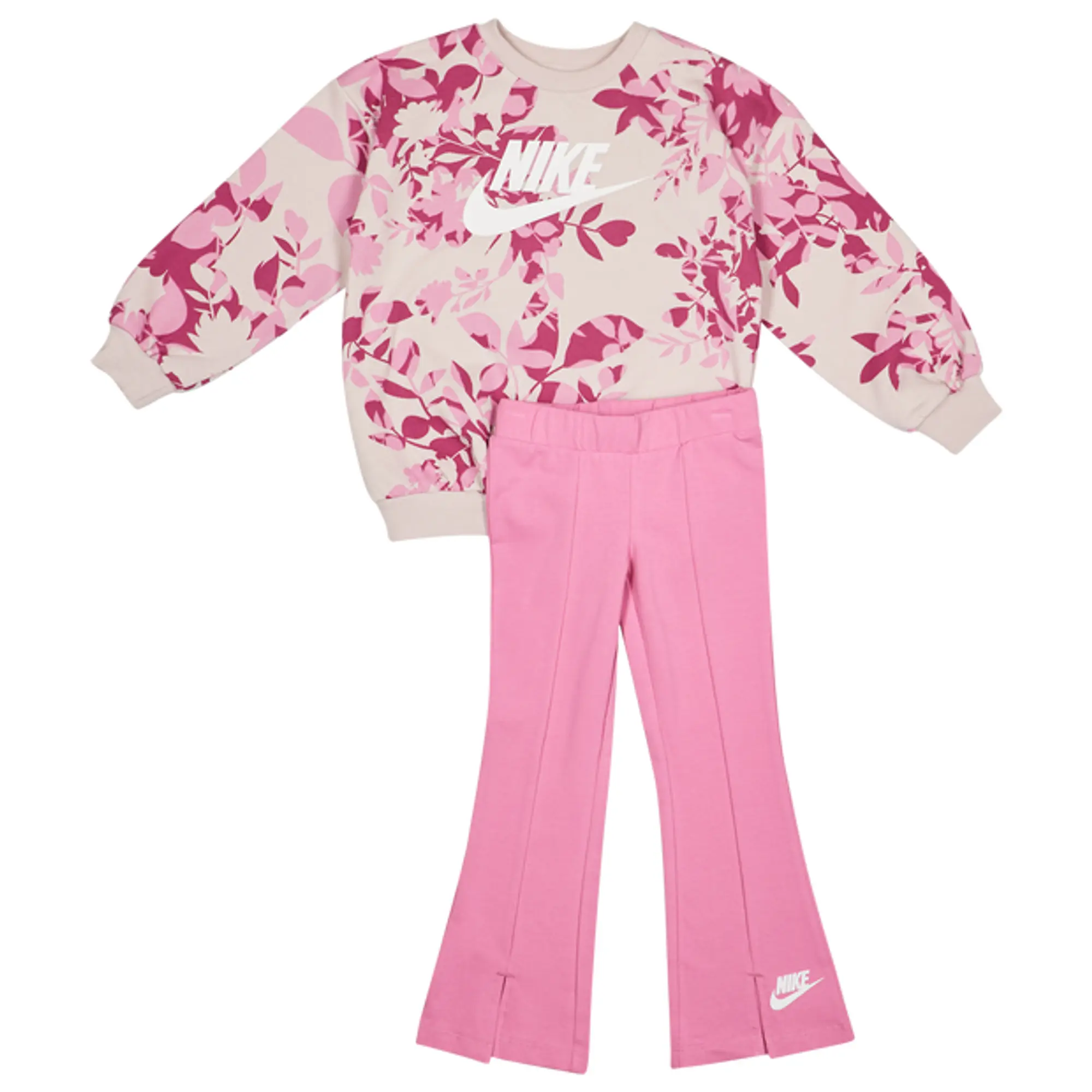 Nike Floral Unisex Tracksuits - Pink