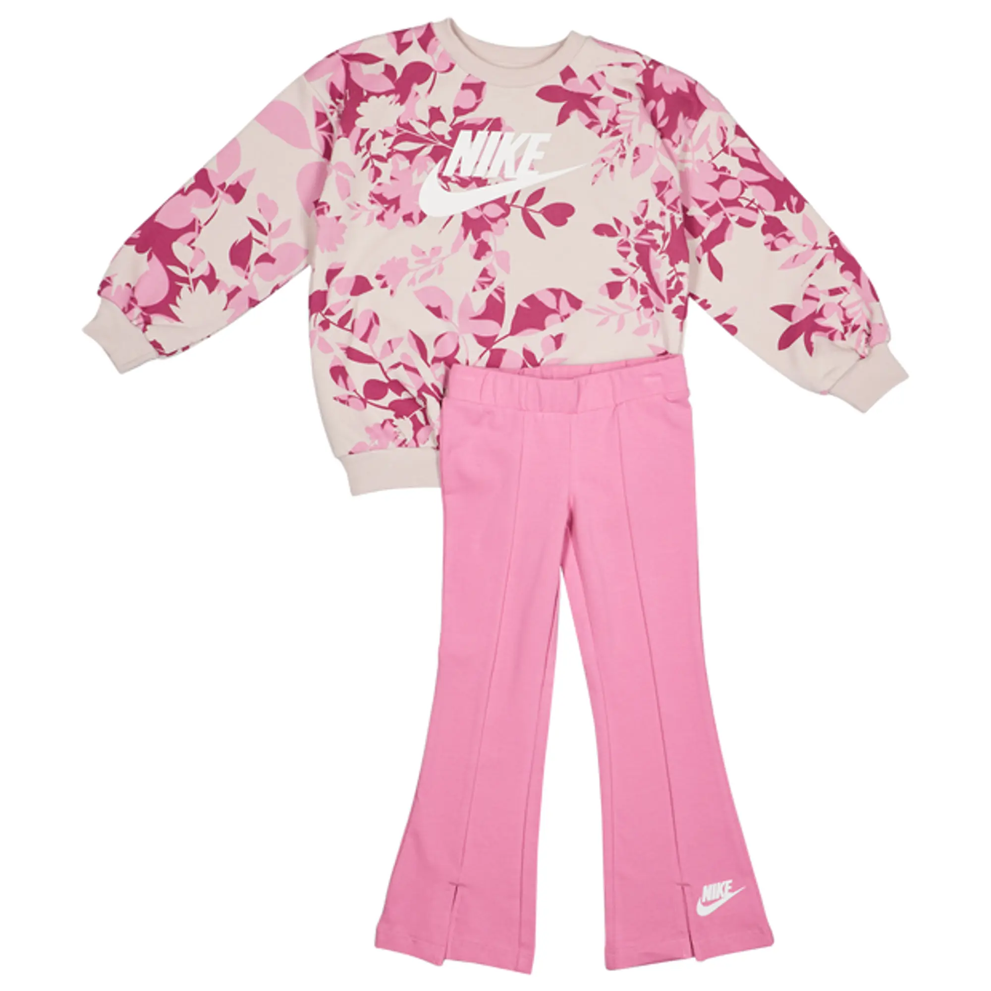 Nike Floral Unisex Tracksuits - Pink