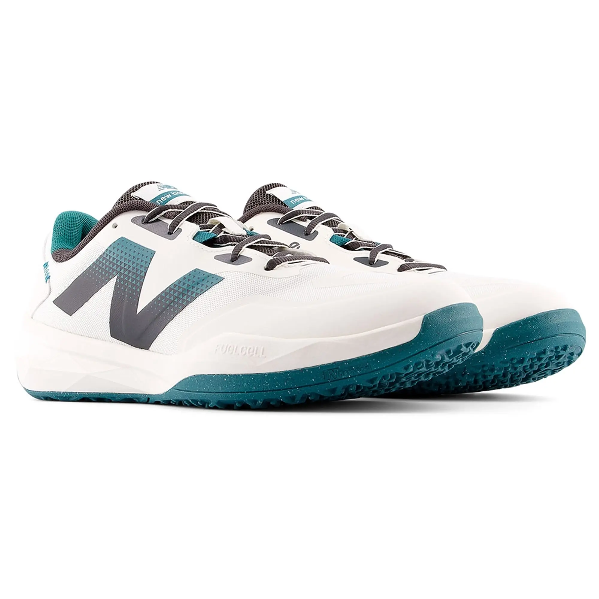 New Balance Men's 796v4 Padel in White/Green/Black Synthetic
