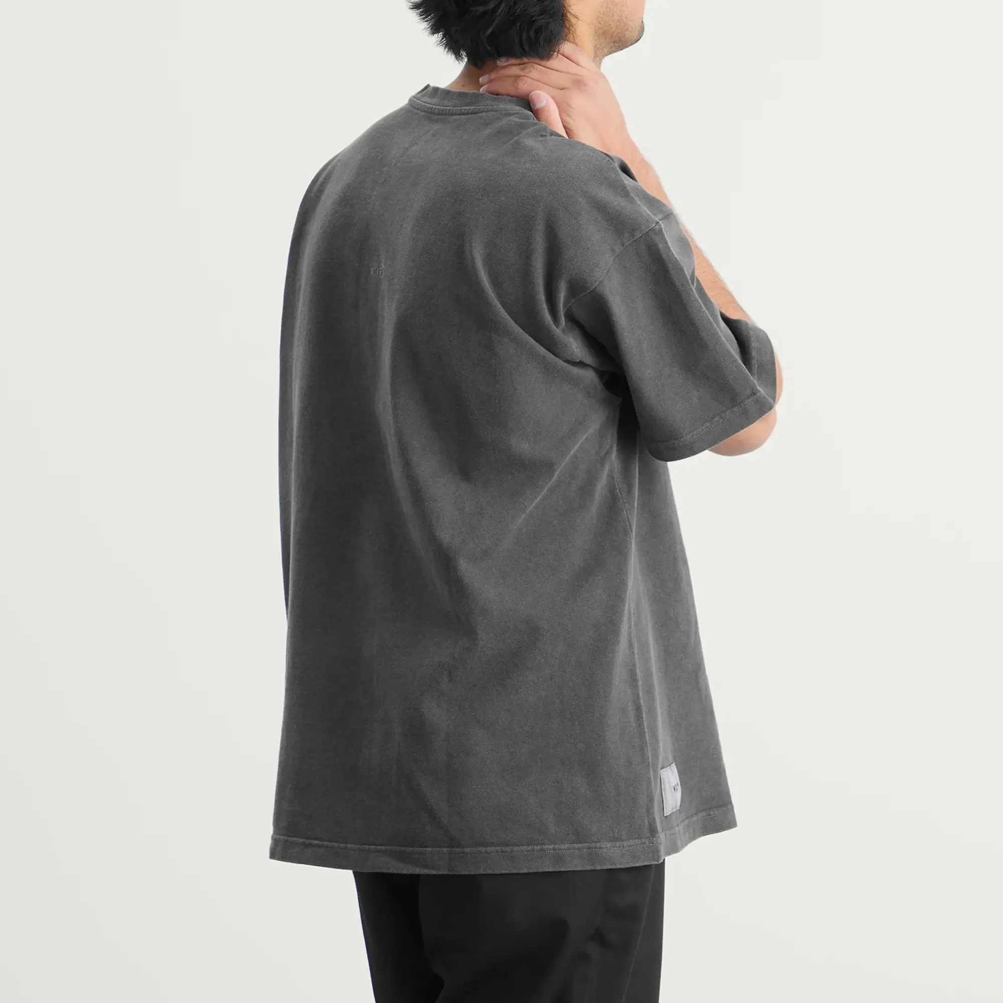 WTAPS Men's Garment Dyed T-Shirt Black