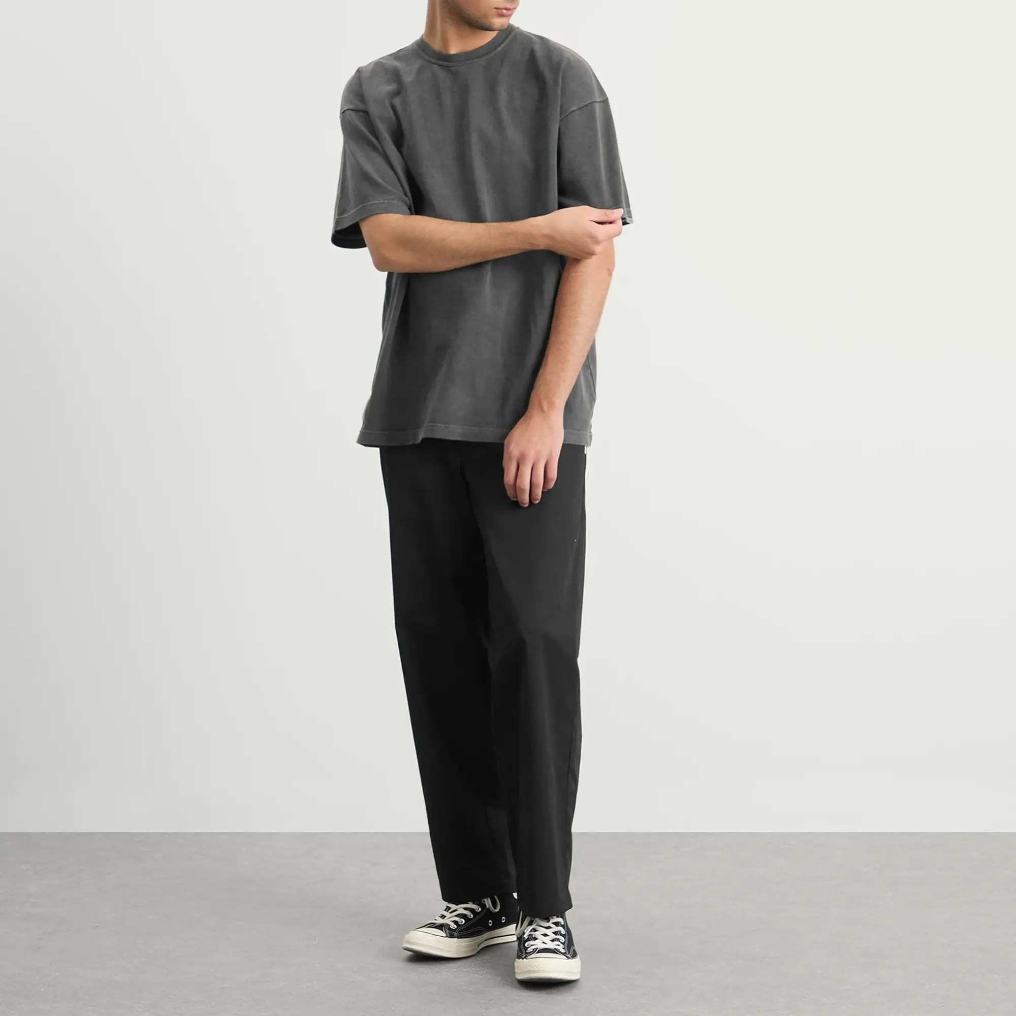 WTAPS Men's Garment Dyed T-Shirt Black