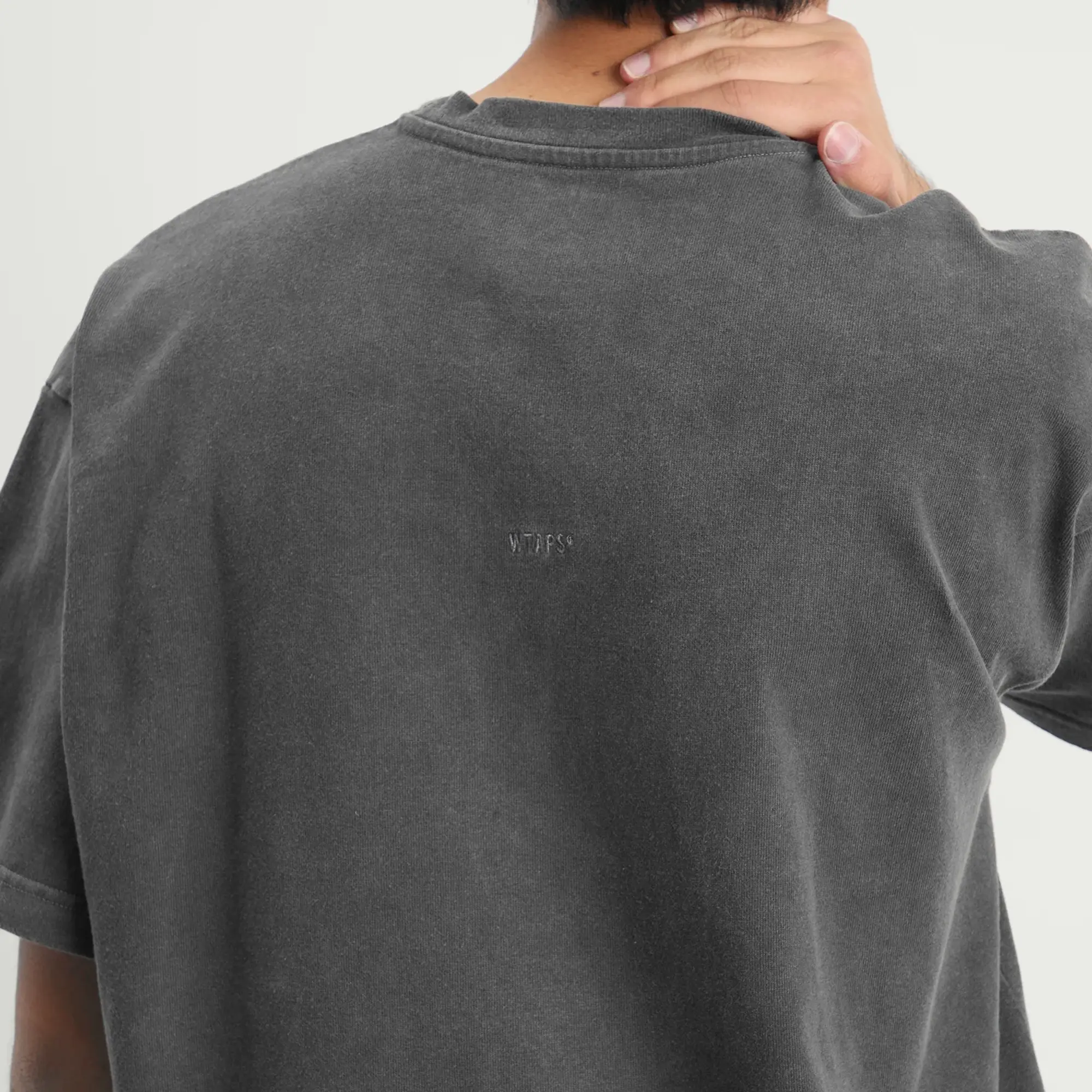WTAPS Men's Garment Dyed T-Shirt Black