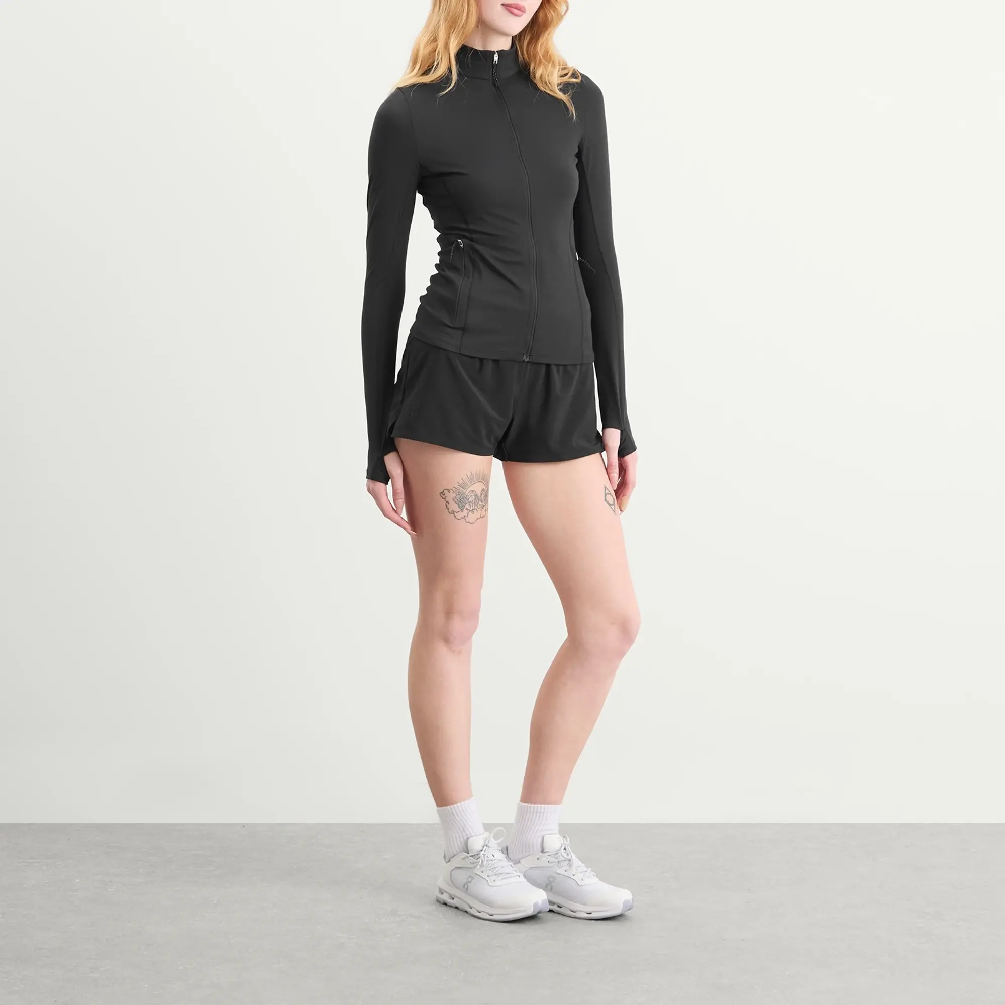 ON Women's x Zendaya Mesh Shorts Black
