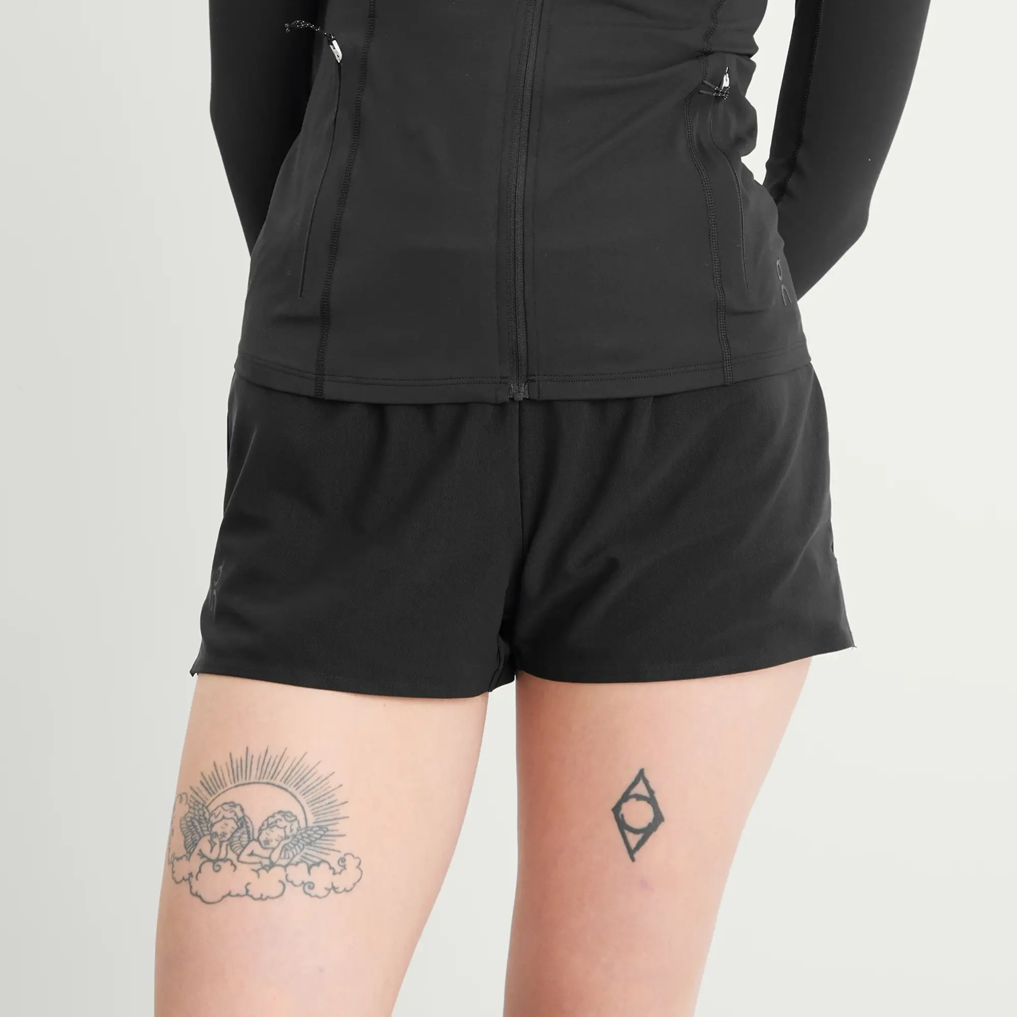 ON Women's x Zendaya Mesh Shorts Black