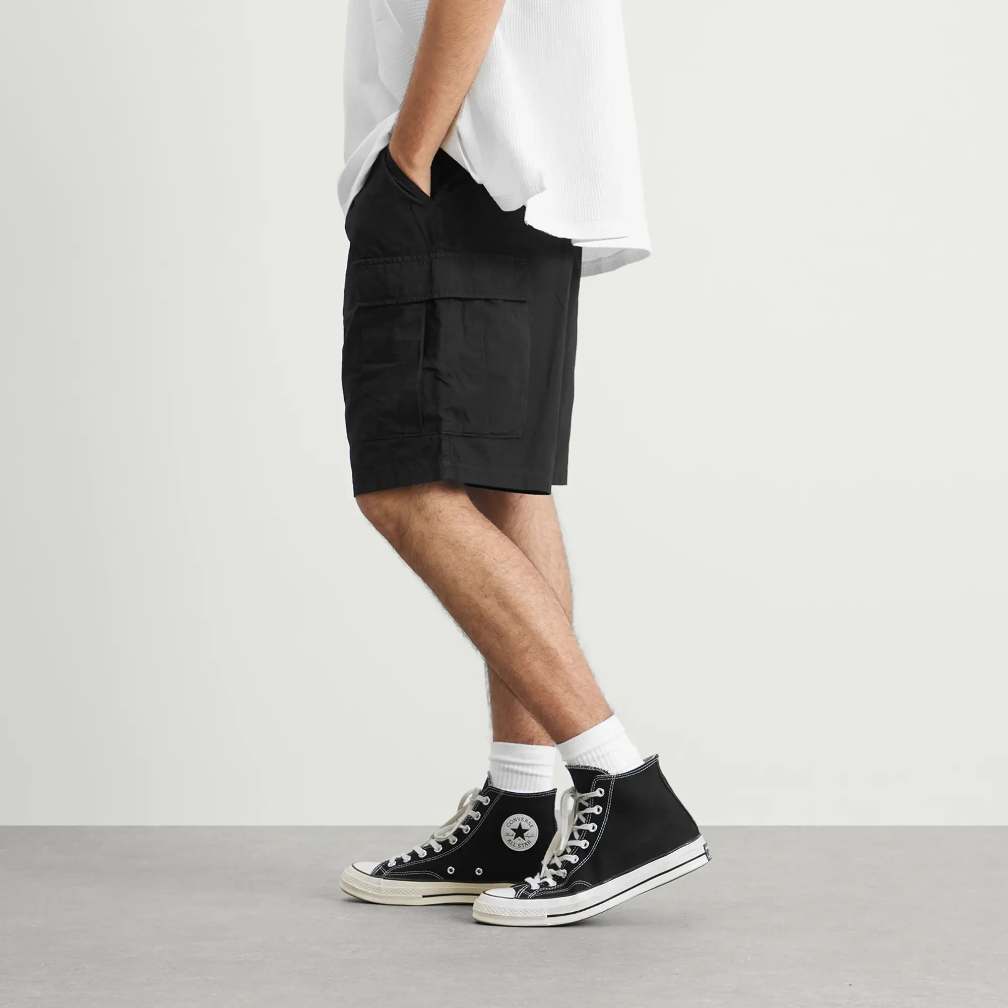 WTAPS Men's Ripstop Cargo Shorts Black
