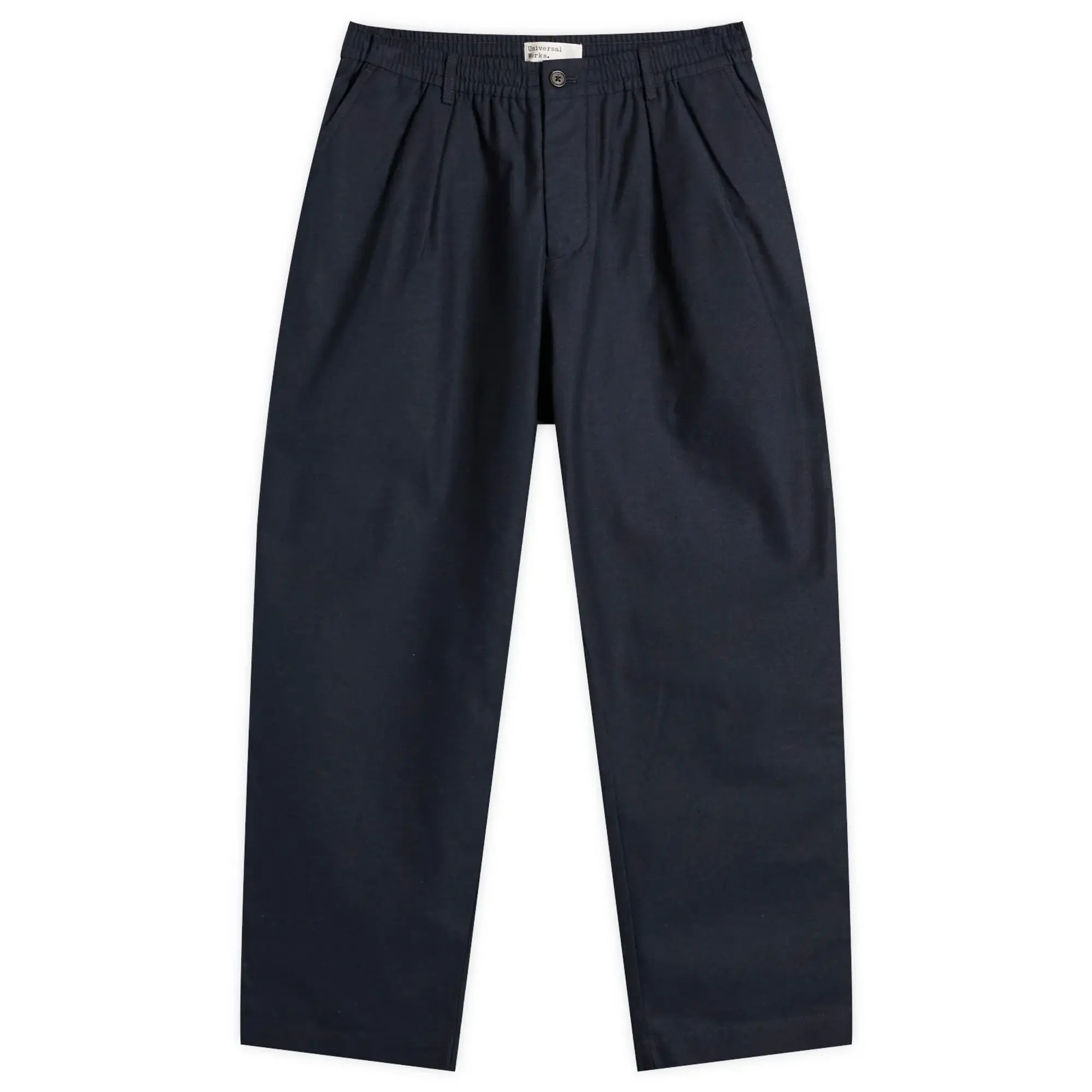 Universal Works Men's Pleated Track Pant Navy