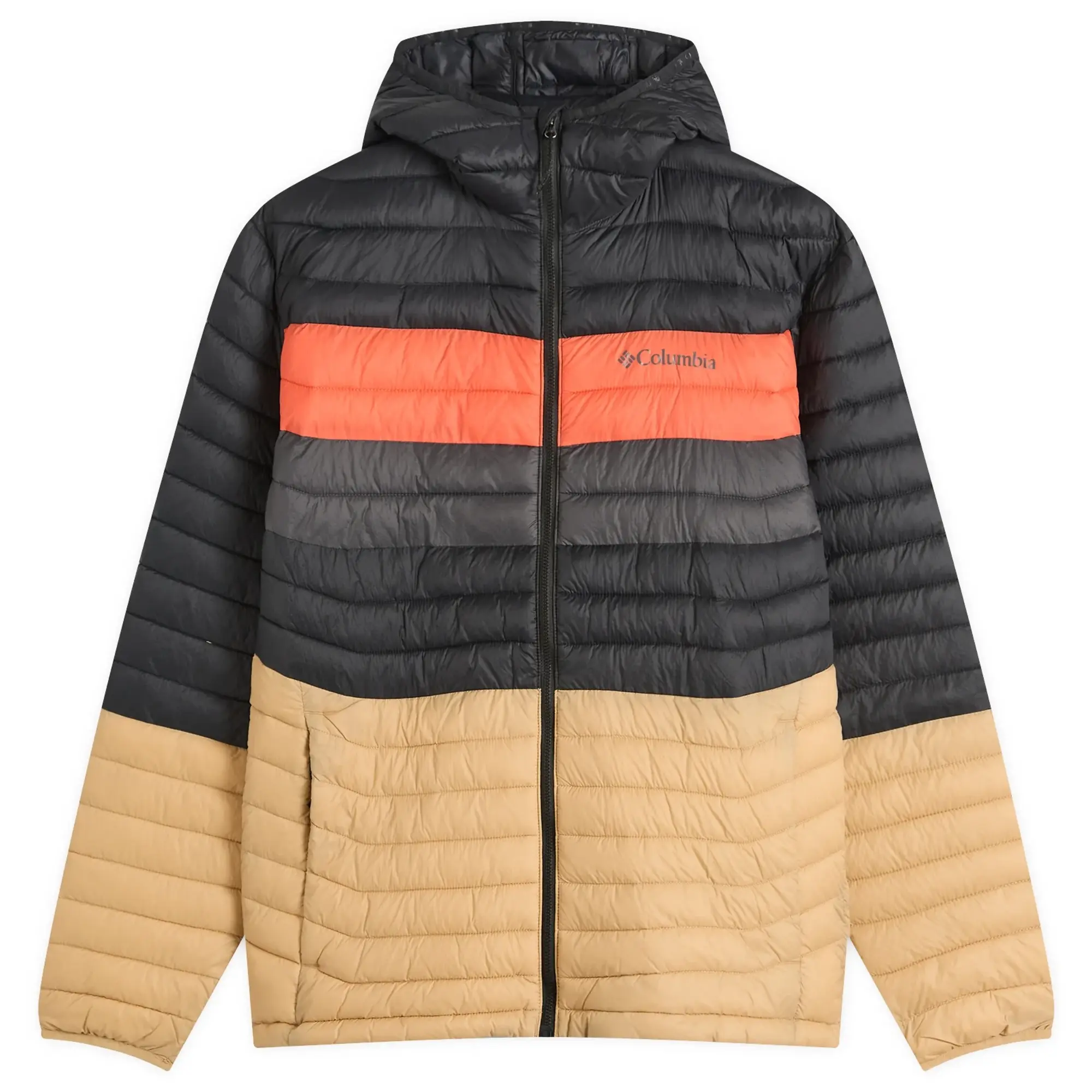 Columbia Men's Powder Pass™ Hooded Jacket Canoe/Black/Shark