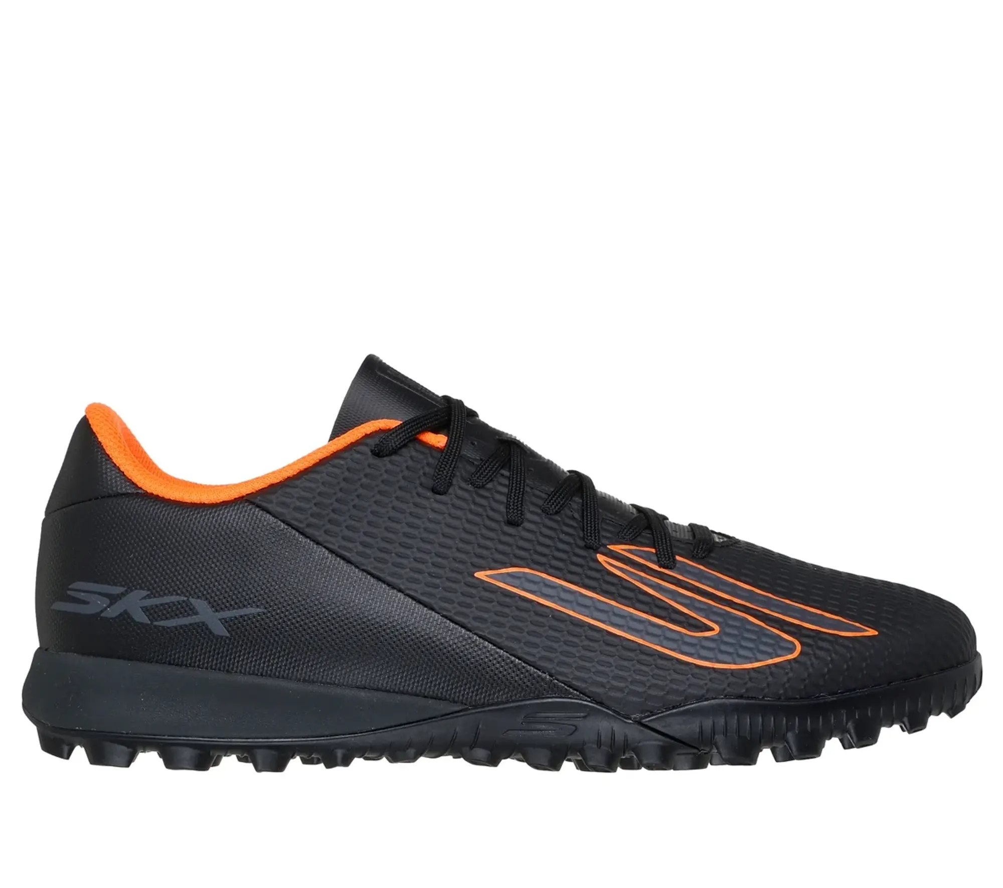 Skechers SKX_2 Academy TF Shoes in Black/Orange