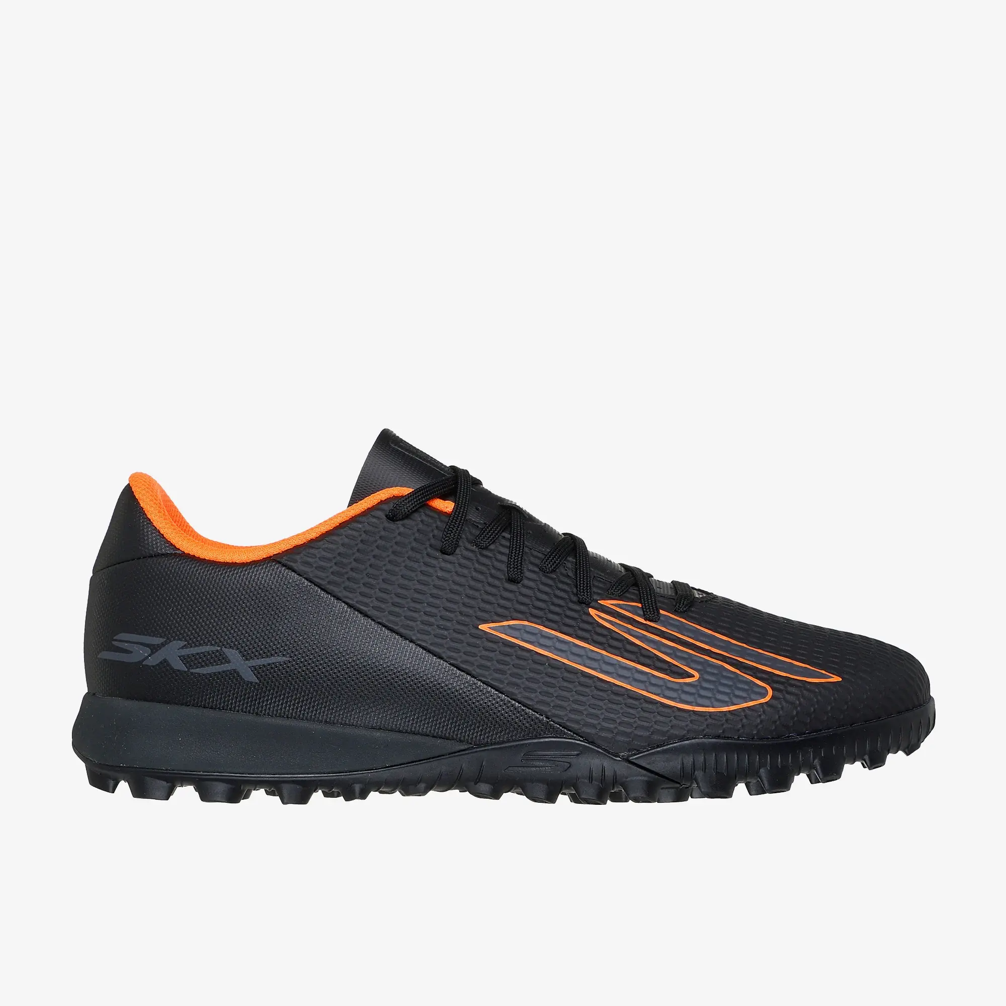 Skechers SKX_2 Academy TF Shoes in Black/Orange