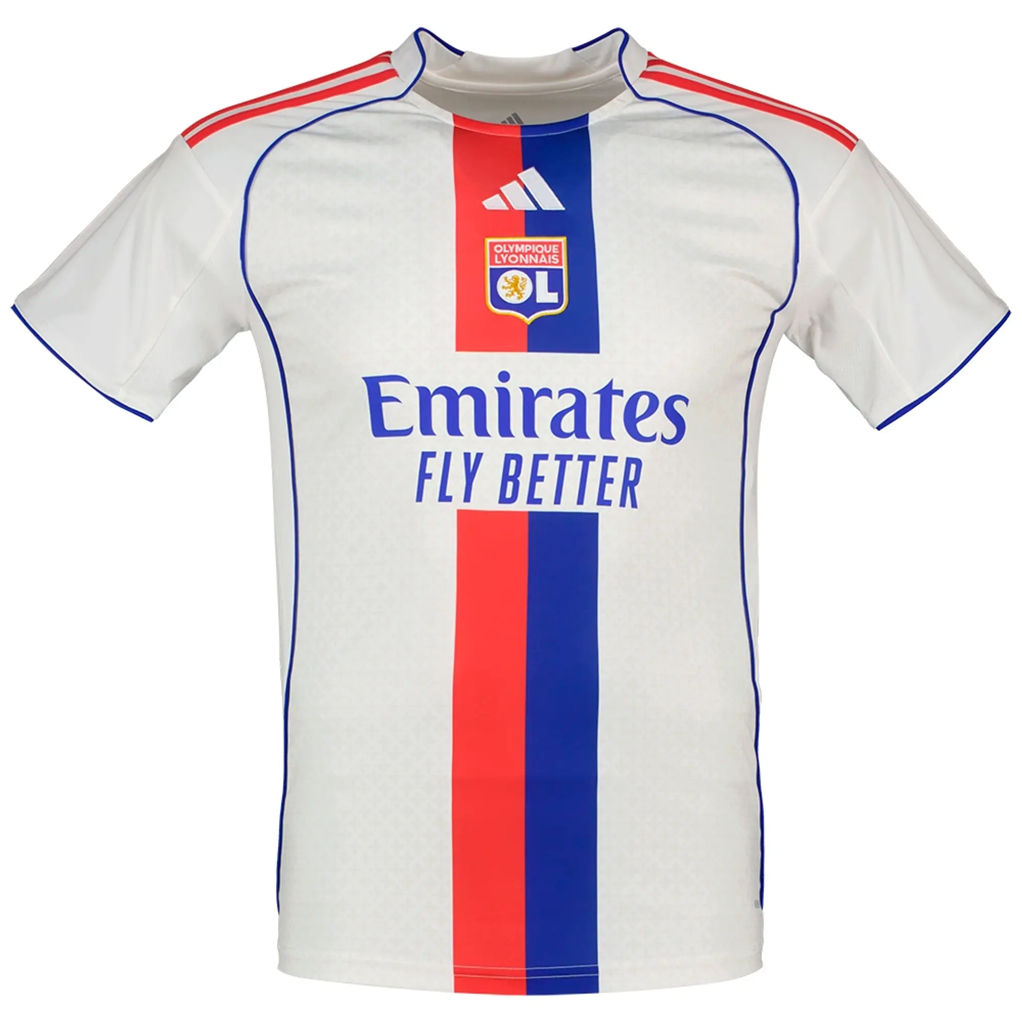 Adidas Olympique De Lyon 25/26 Home  - White