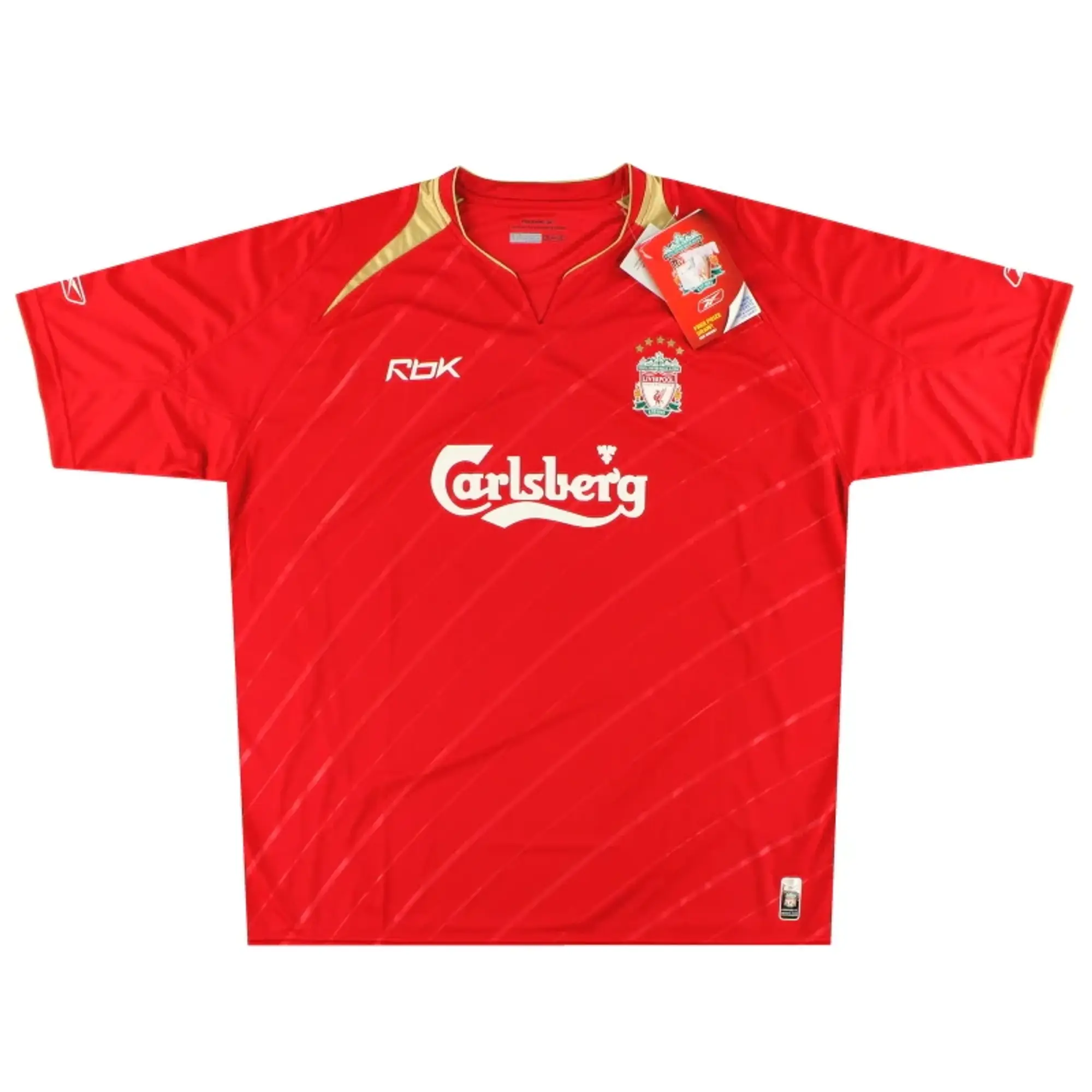 2005-06 Liverpool Reebok Champions League Home Shirt *w/tags* XL - Liverpool / w/tags 
