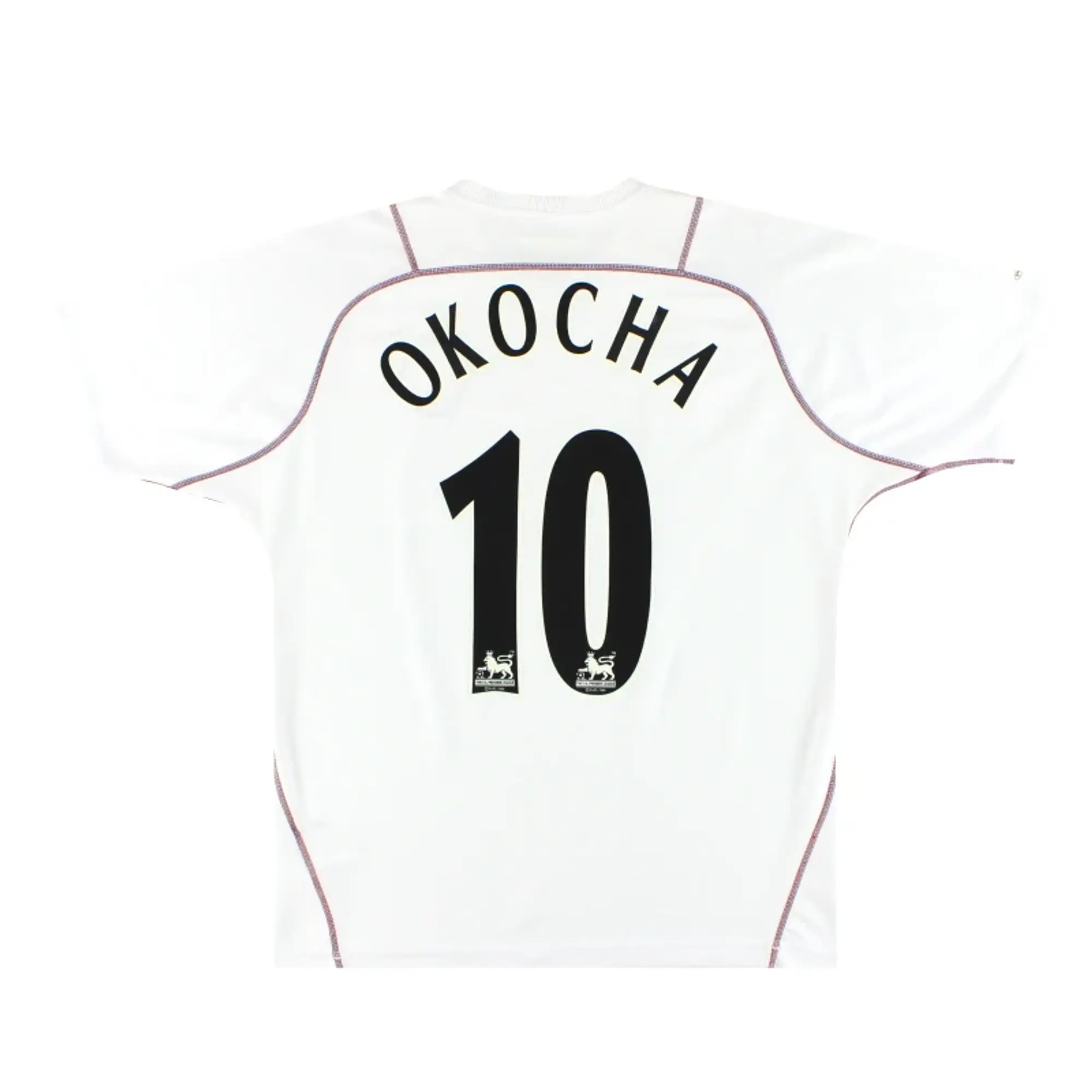 2003-05 Bolton Reebok Home Shirt Okocha #10 M - Bolton Wanderers / Excellent 