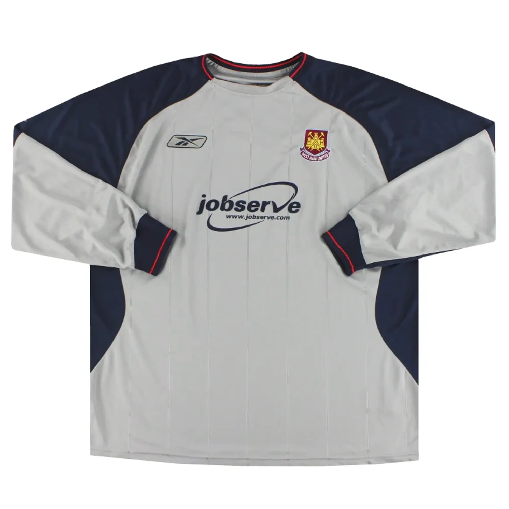 2003-04 West Ham Reebok Goalkeeper Shirt XL - West Ham / Excellent 