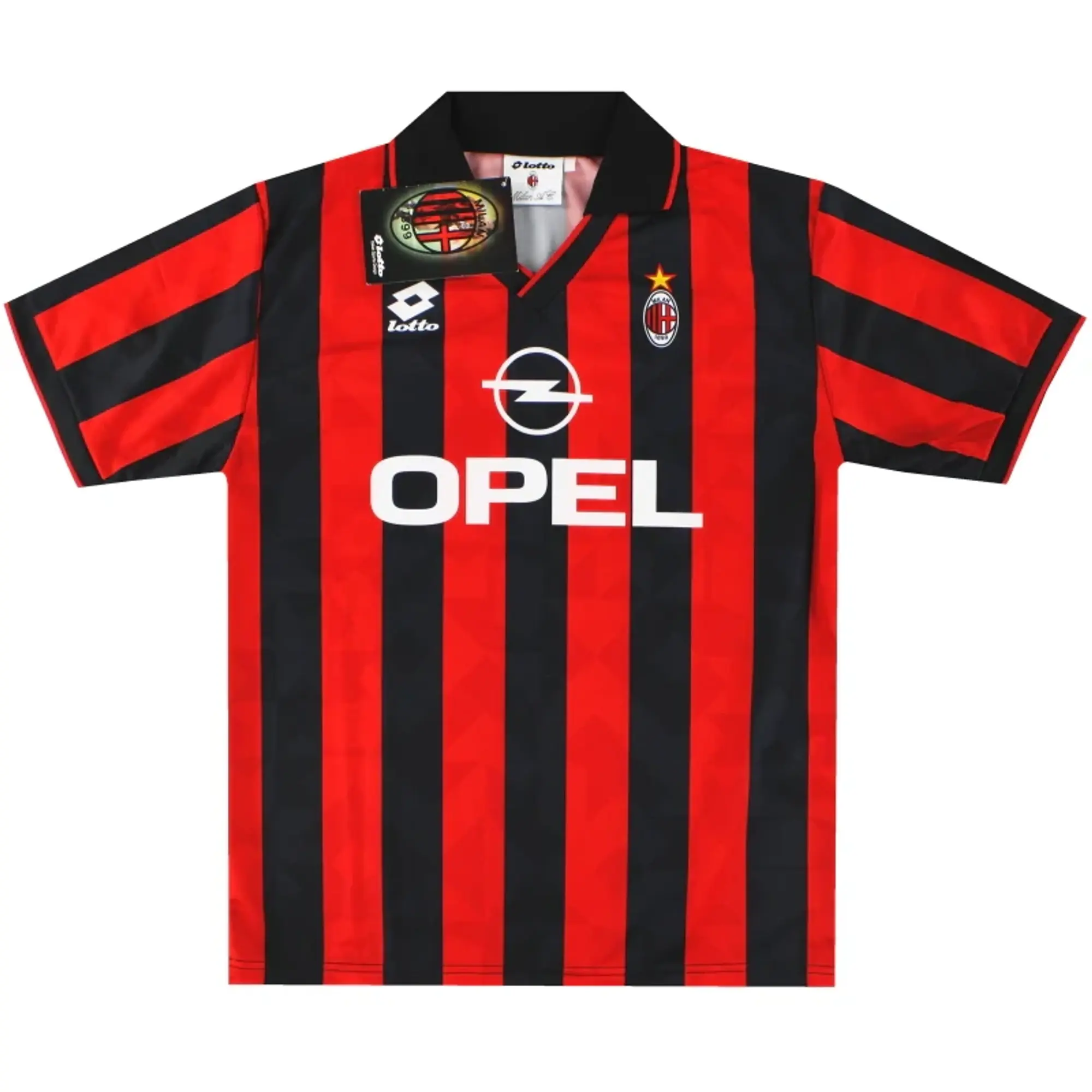 1995-96 AC Milan Lotto Home Shirt *w/tags* XL - AC Milan / w/tags 