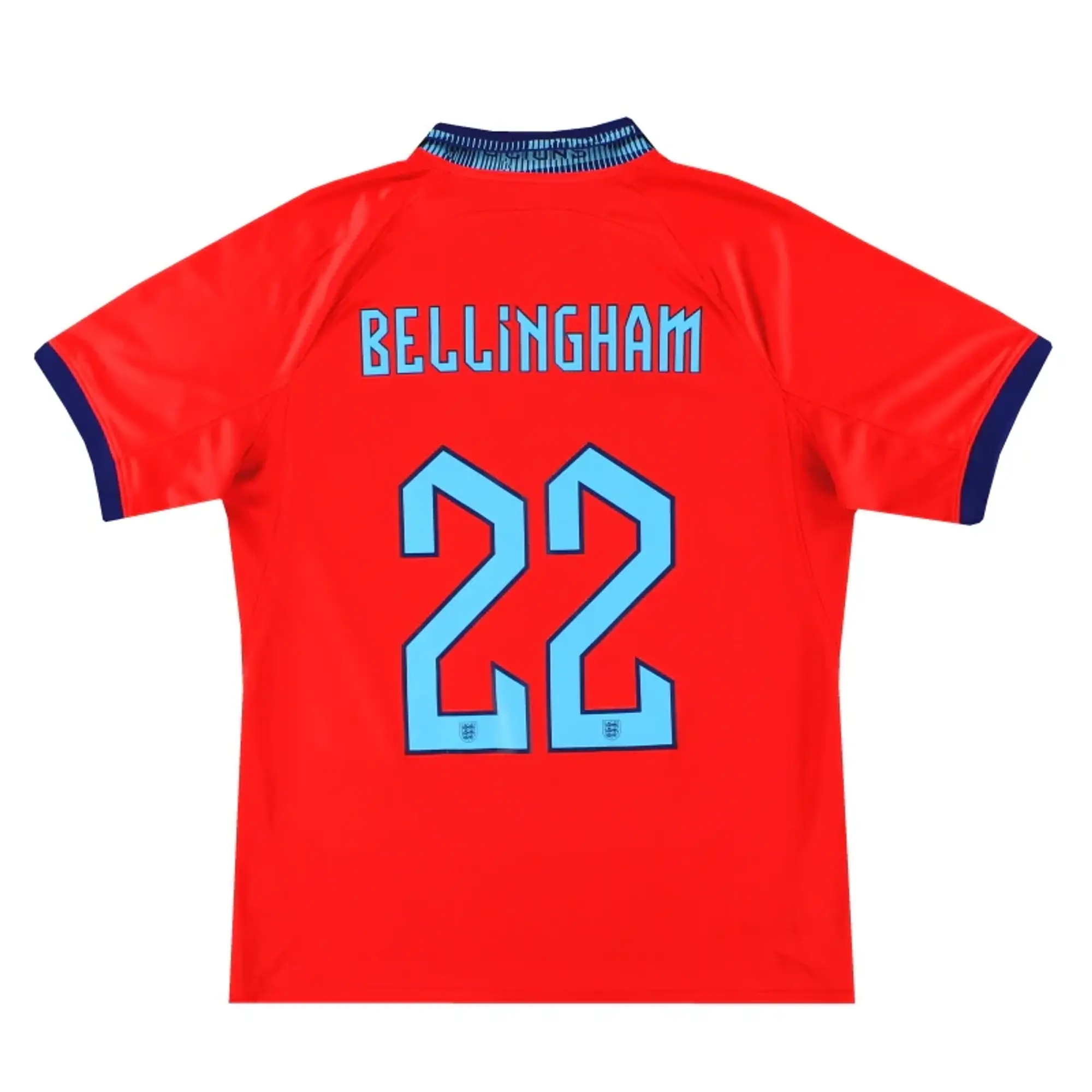 2022-23 England Nike Away Shirt Bellingham #22 M - England / Excellent 