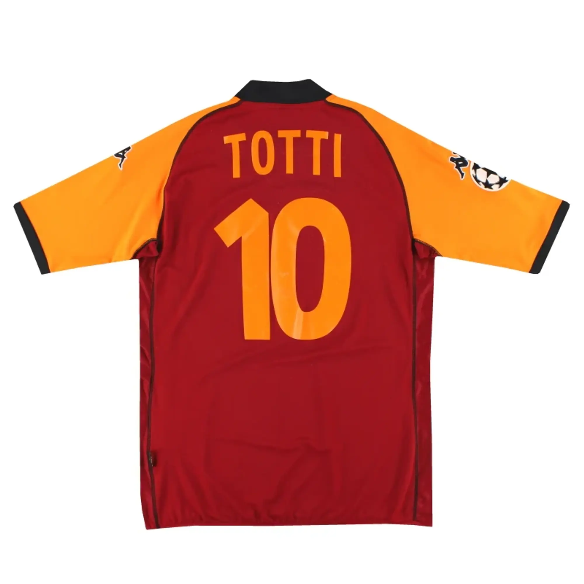 2002-03 Roma Kappa European Home Shirt Totti #10 XXL - Roma / Excellent 