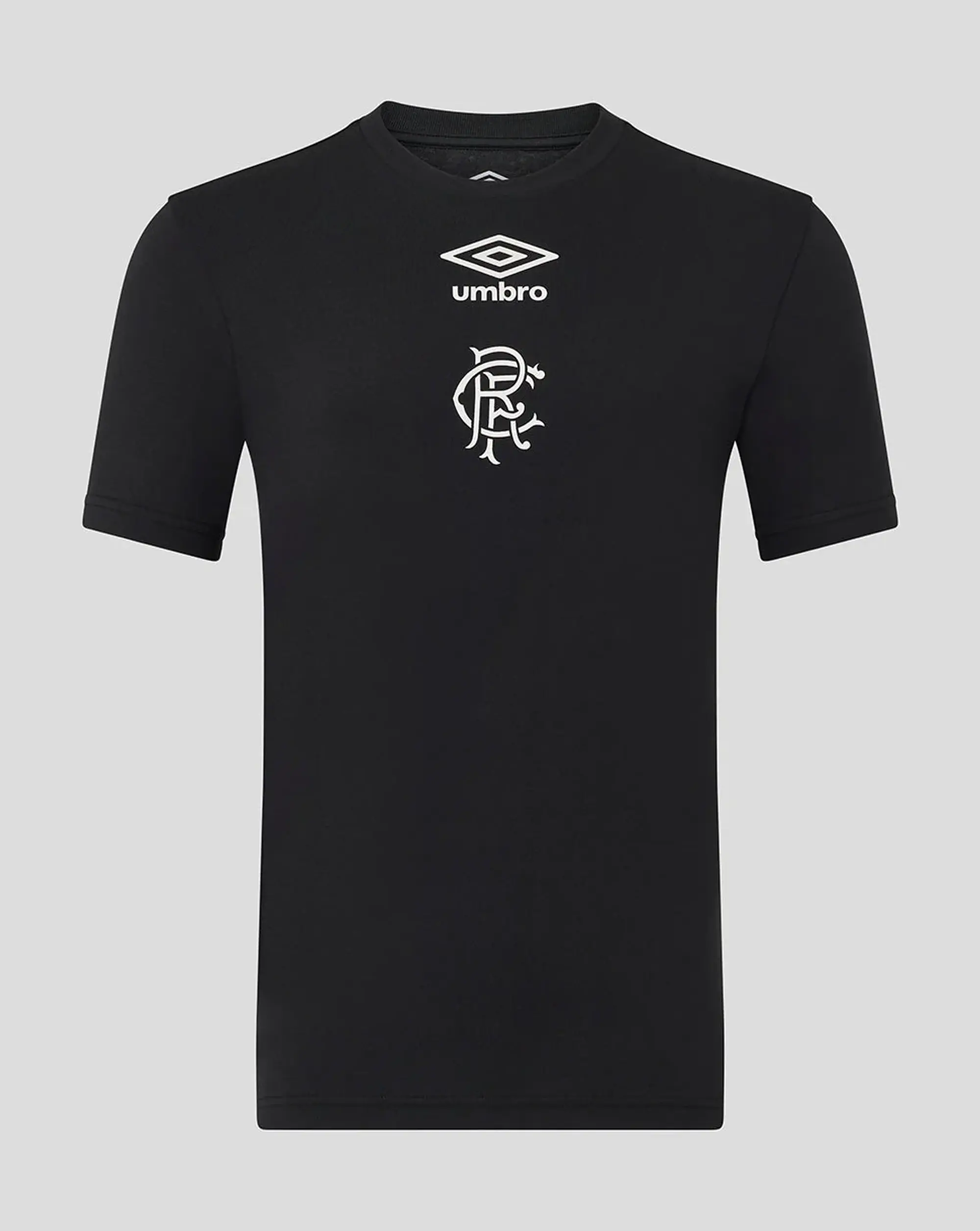 Castore Rangers Junior's 25/26 Presentation Logo Tee - Caviar
