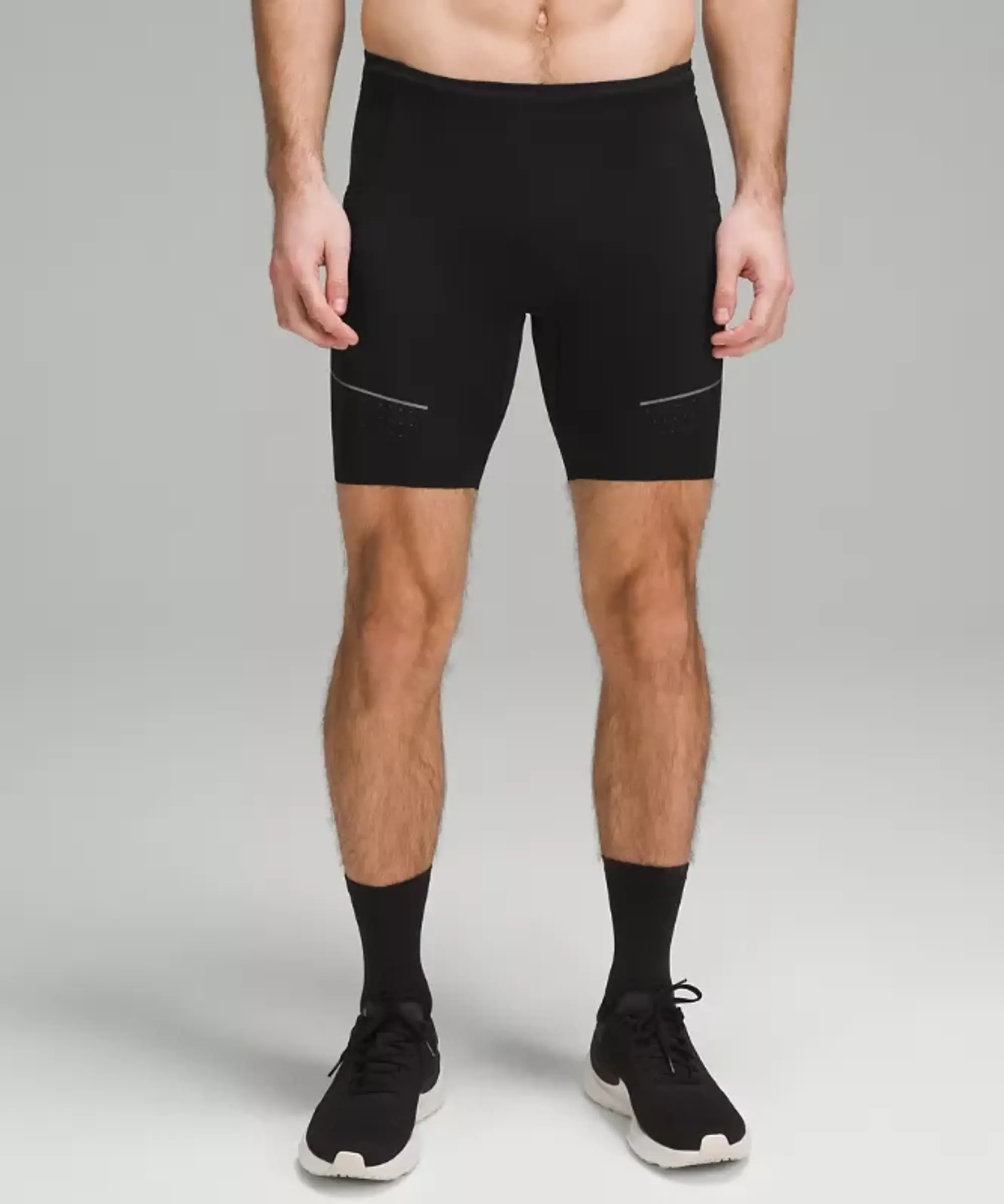 lululemon – Men's Fast and Free Half Tights – 8" – Color Black – Size S