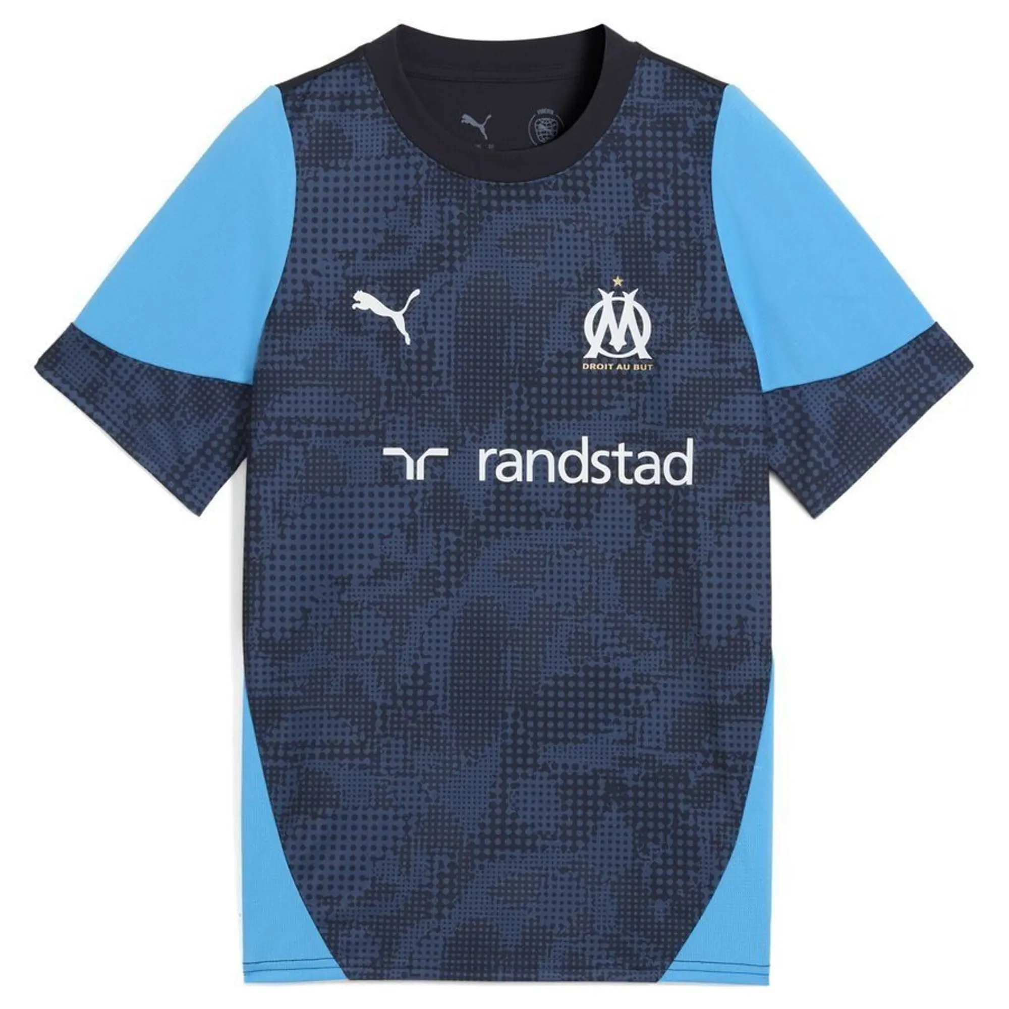 PUMA Olympique Marseille Training Shirt Junior - Blue - Kids
