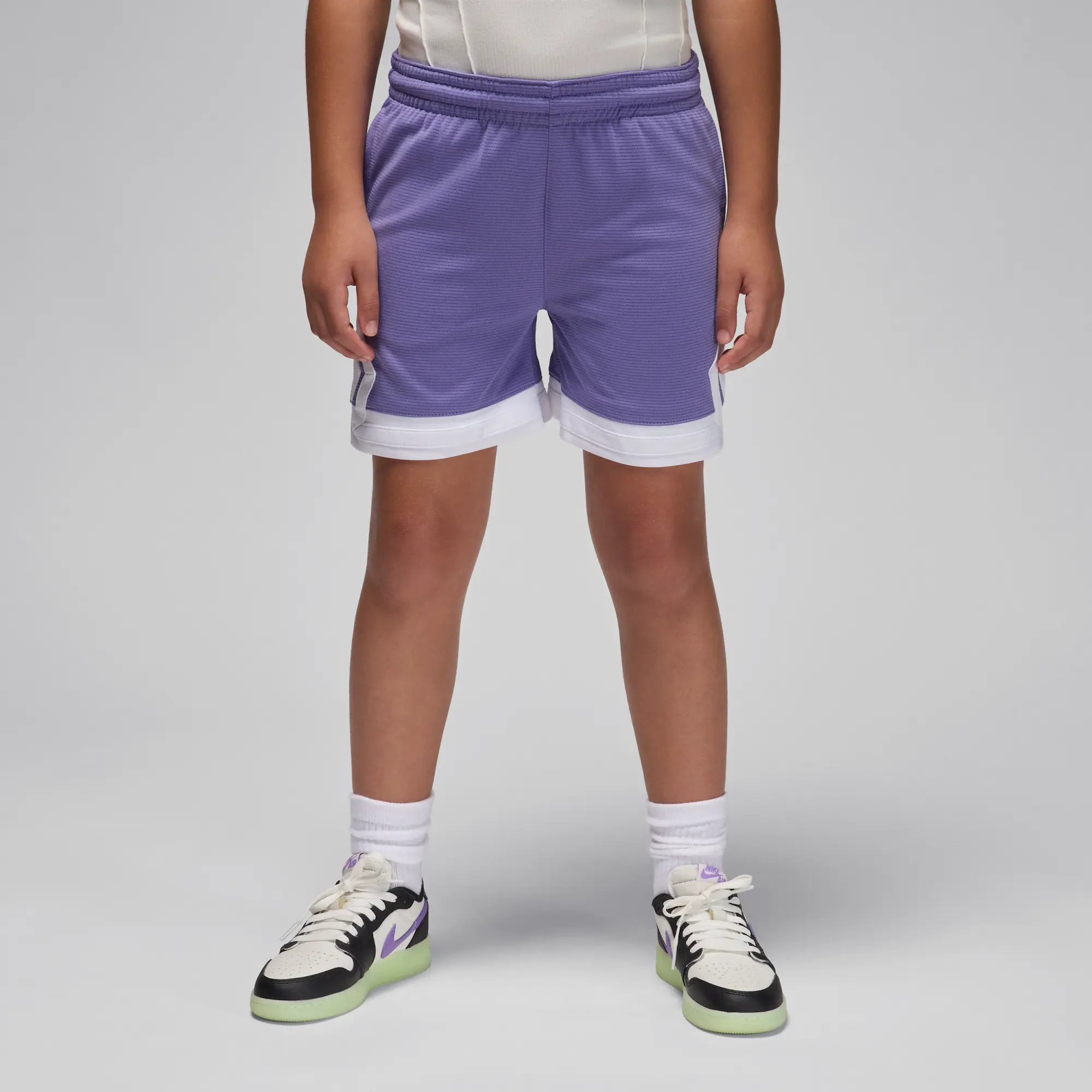 Nike Jordan Dri-FIT Older Kids' Diamond Shorts - Purple - Polyester