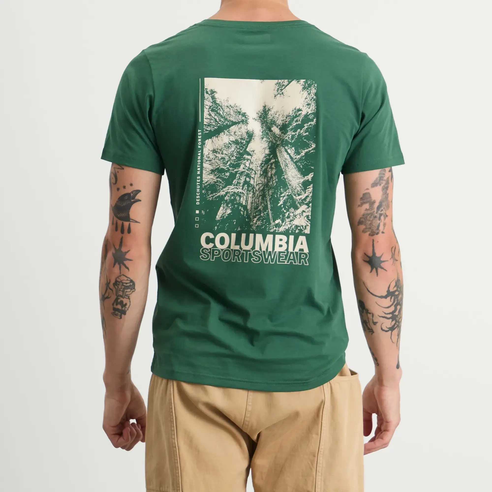 Columbia Men's Rapid Ridge™ Back Graphic T-Shirt II Rain Forest