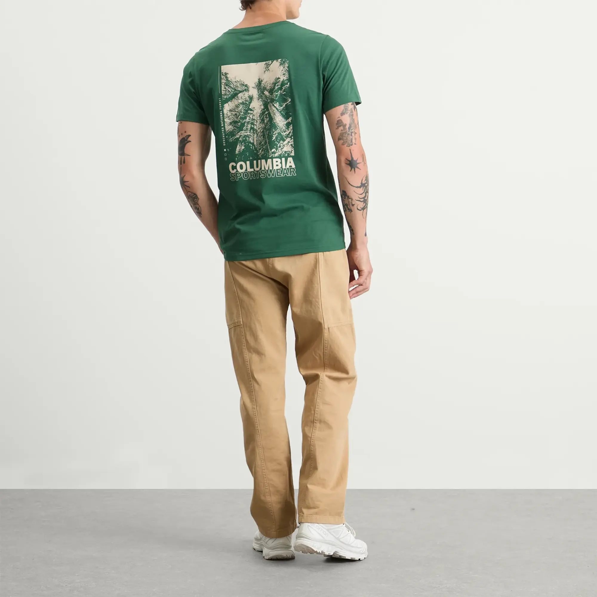 Columbia Men's Rapid Ridge™ Back Graphic T-Shirt II Rain Forest